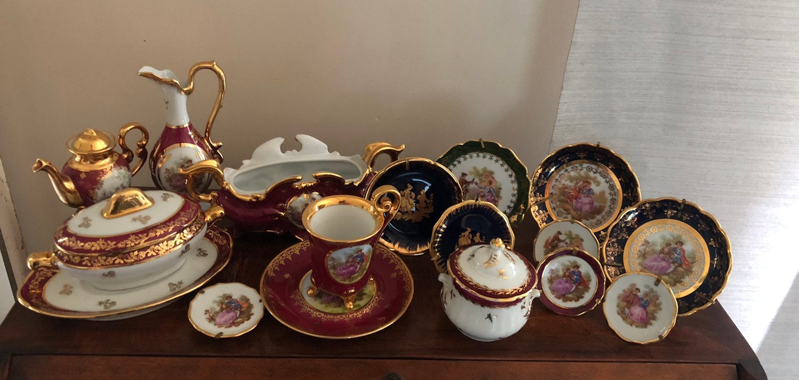 Limoges france miniatuur servies ,in een koop, Ophalen of Verzenden
