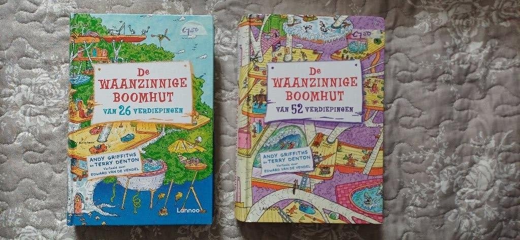 De waanzinnige boomhut, deel 2&4, Boeken, Ophalen of Verzenden, Gelezen, Andy Griffiths en Terry Denton, Fictie algemeen