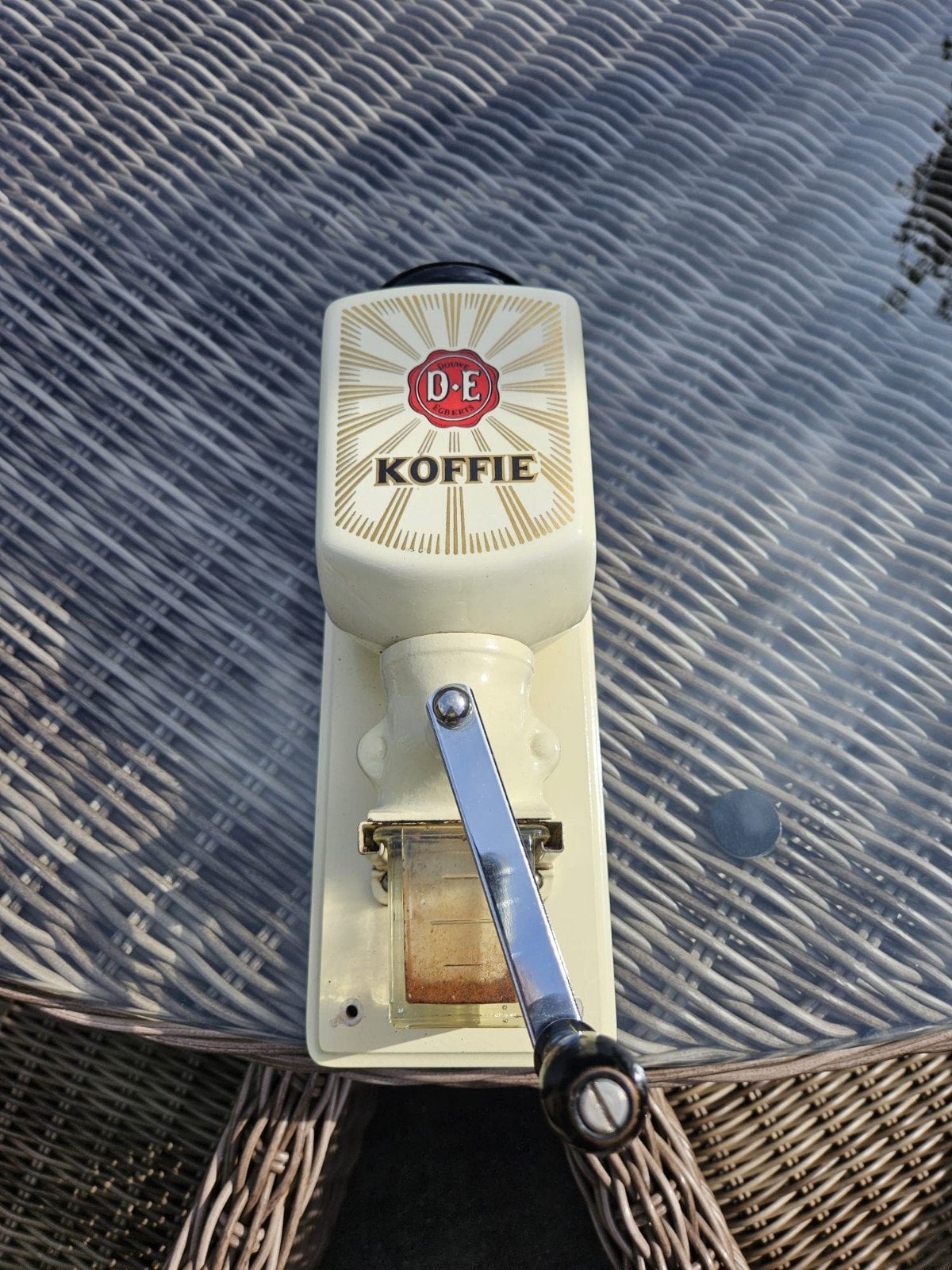 Vintage Douwe Egberts Koffiemolen - Wandmodel, Ophalen