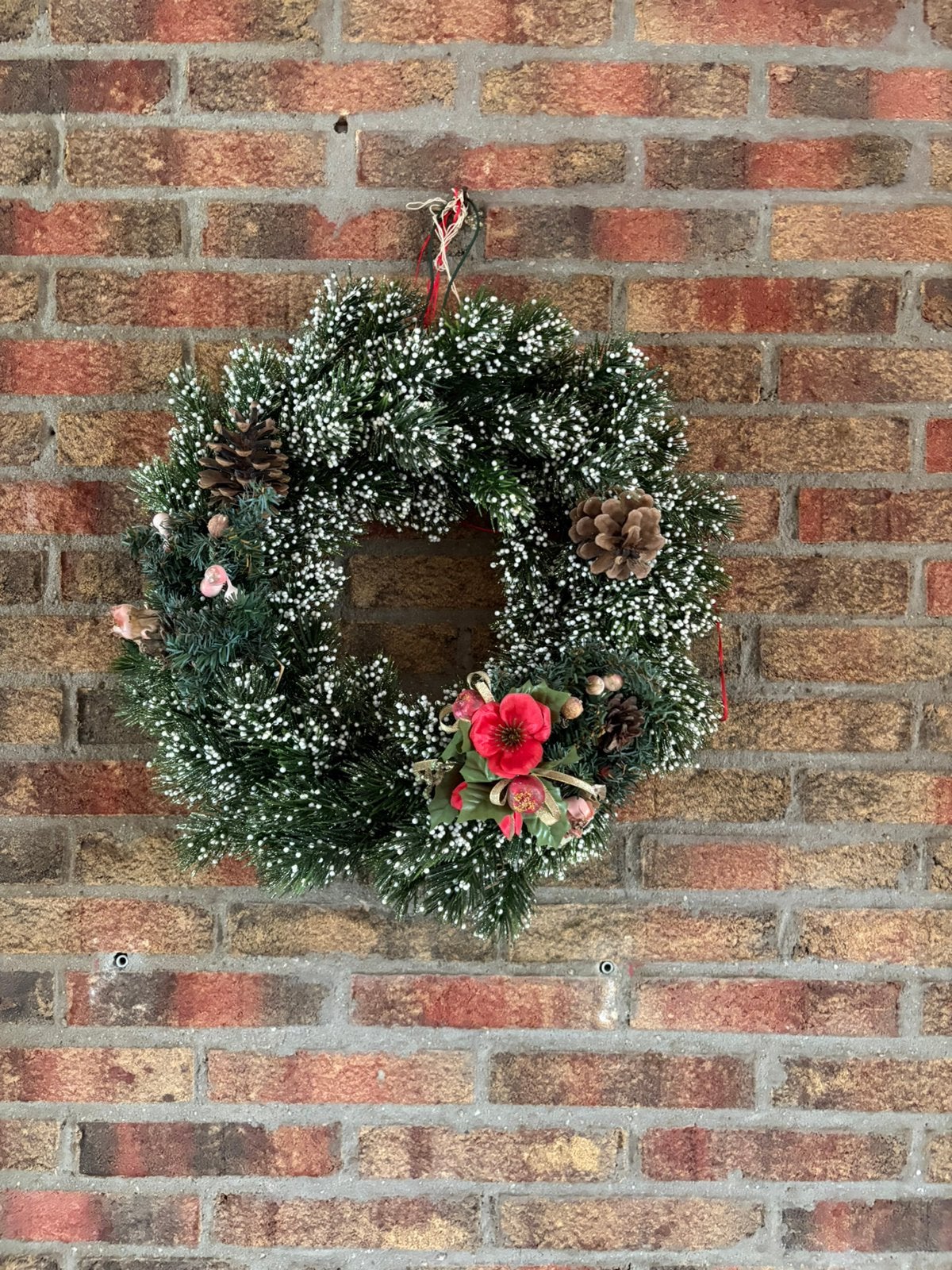 Mooie kerst krans, Ophalen of Verzenden, Zo goed als nieuw, Krans