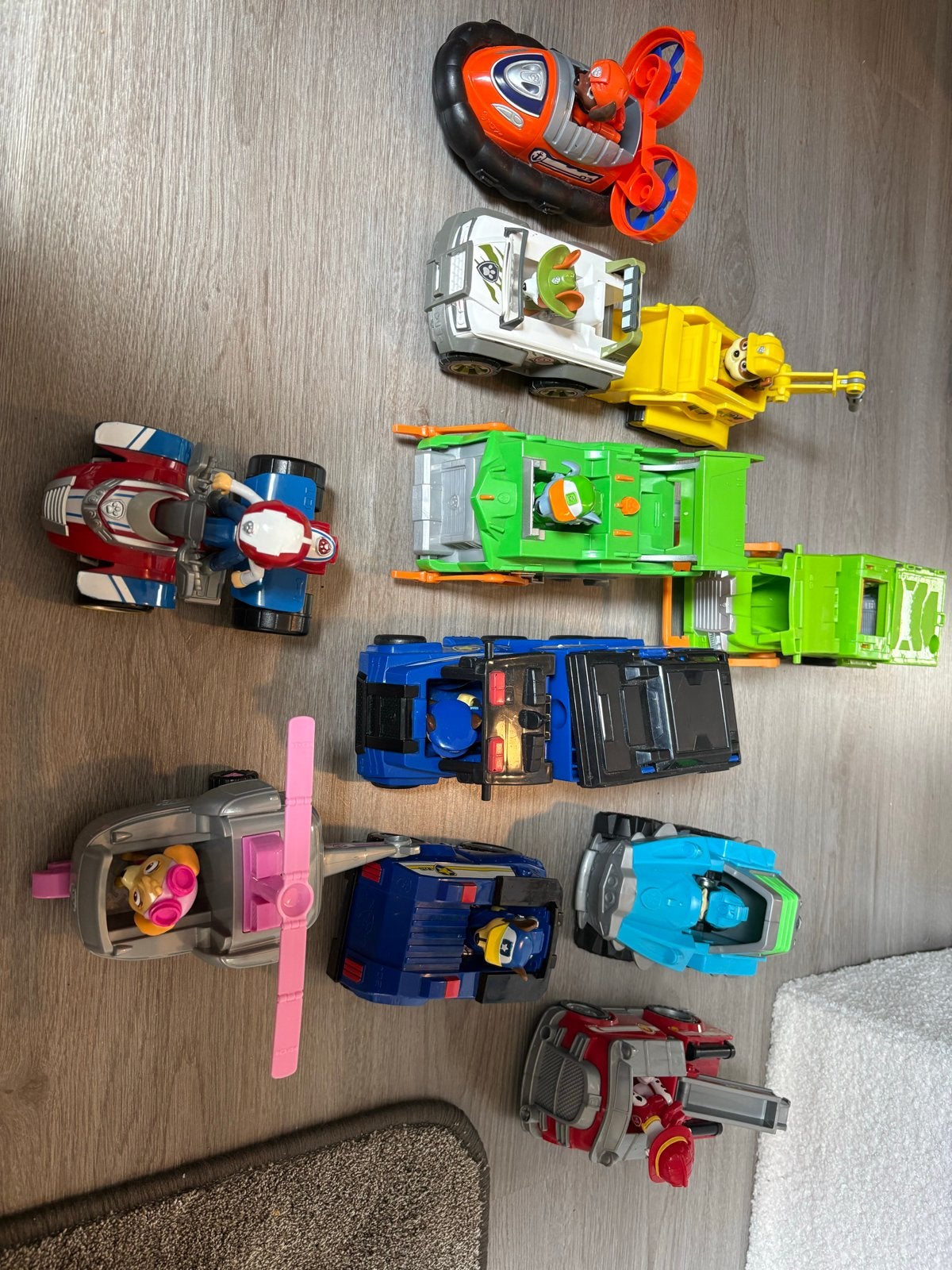 Paw Patrol Voertuigen en Figuren Set, Ophalen, Gebruikt