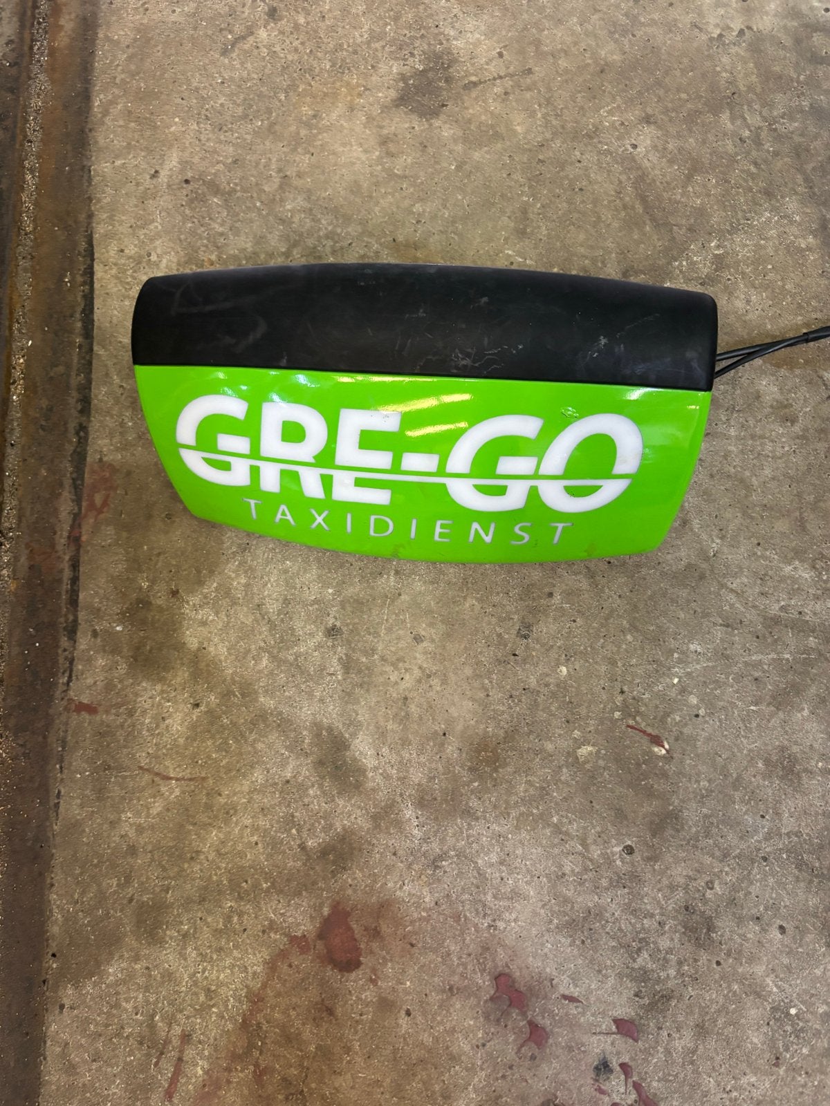 Taxi bord GRE-GO Taxidienst, Ophalen of Verzenden, Gebruikt