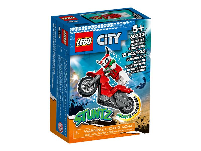 Lego Roekeloze Scorpion stuntmotor (60332) Nieuw, City, Lego, Nieuw, Ophalen of Verzenden