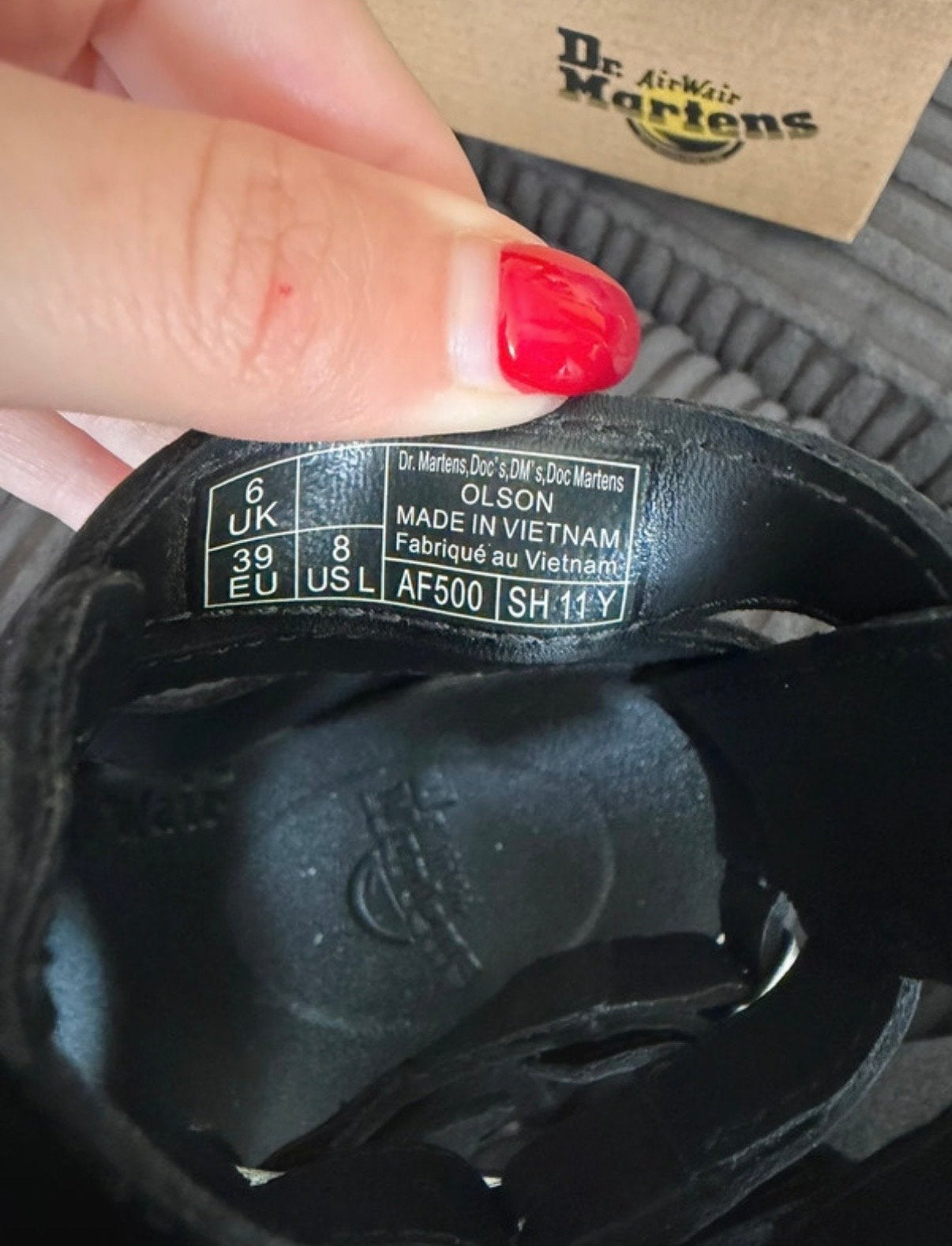 Dr. Martens Olson Sandalen Zwart Maat 39, Ophalen, Nieuw, Zwart, Sandalen of Muiltjes