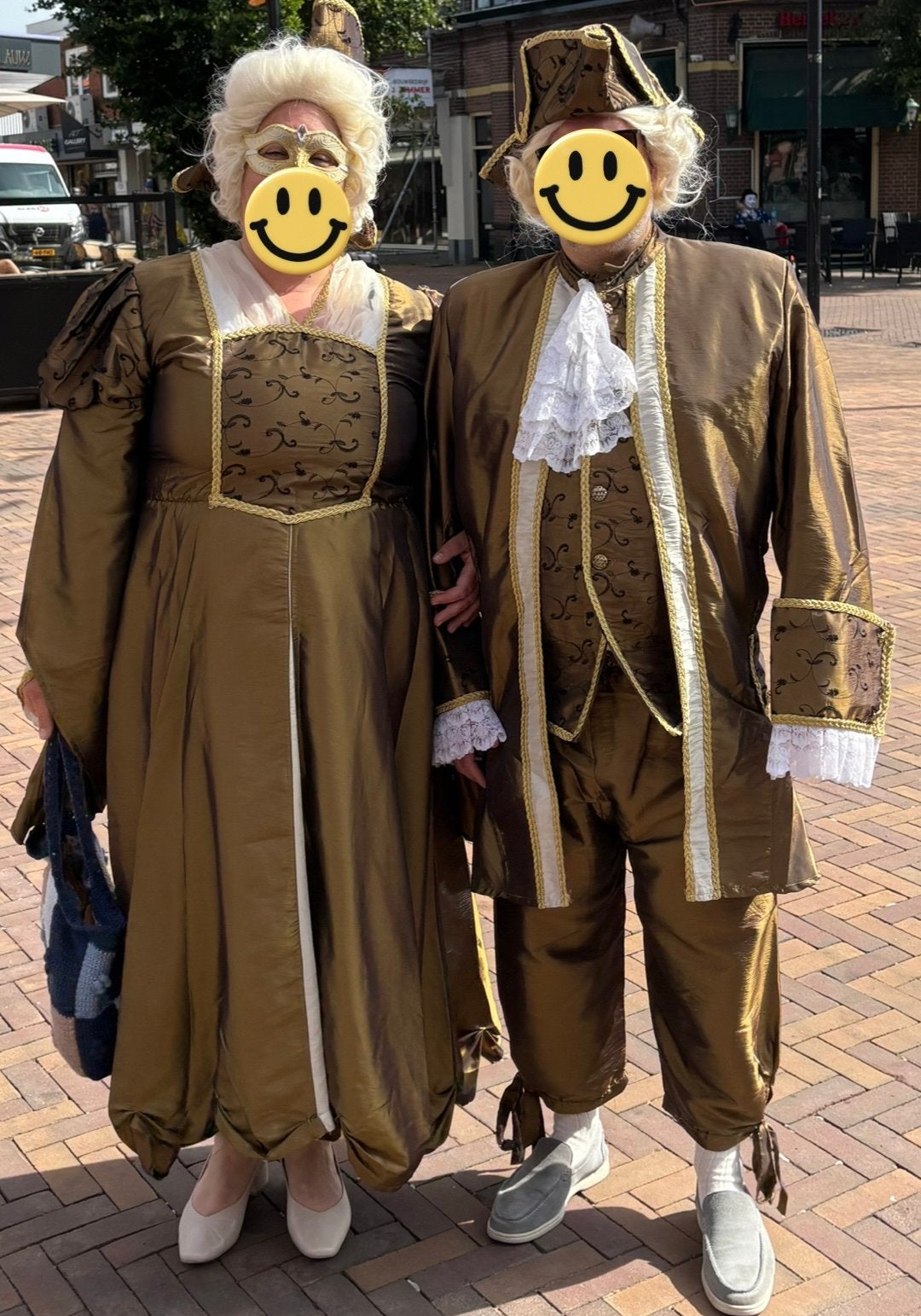 Barok kostuum set voor man en vrouw, Ophalen, Gebruikt, Kostuum, Historisch
