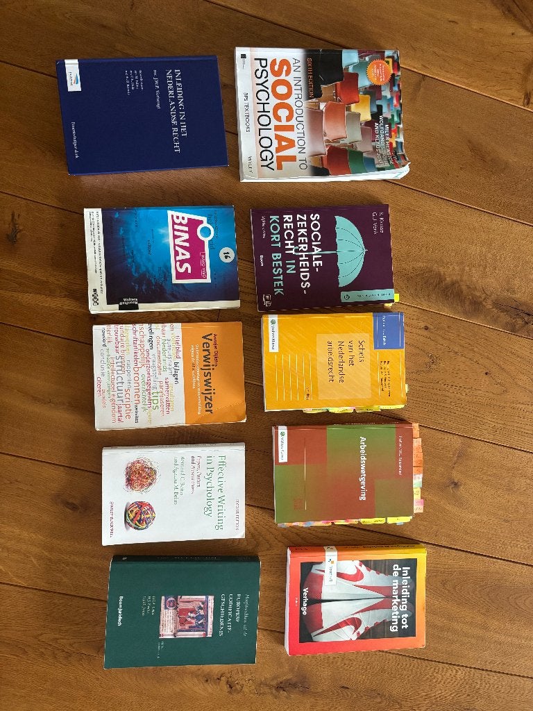 Studieboeken Rechten, Psychologie en Marketing, Ophalen of Verzenden, Beta, Zo goed als nieuw, WO