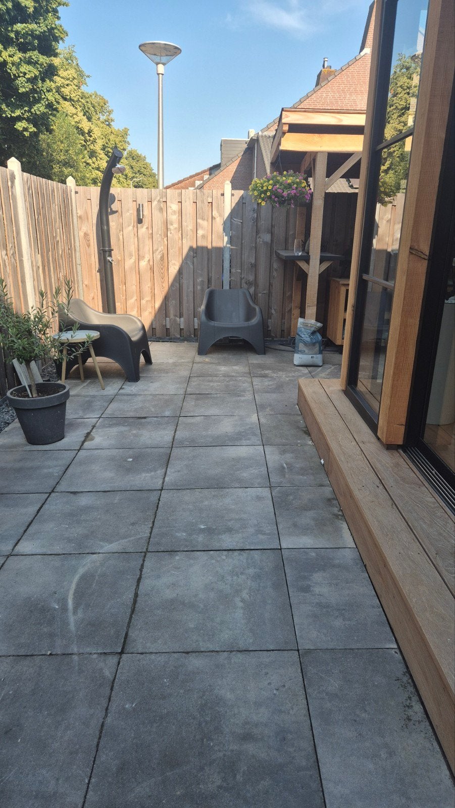 GRATIS OPHALEN 8m2 tegels 60x60, Ophalen, Beton, Terrastegels