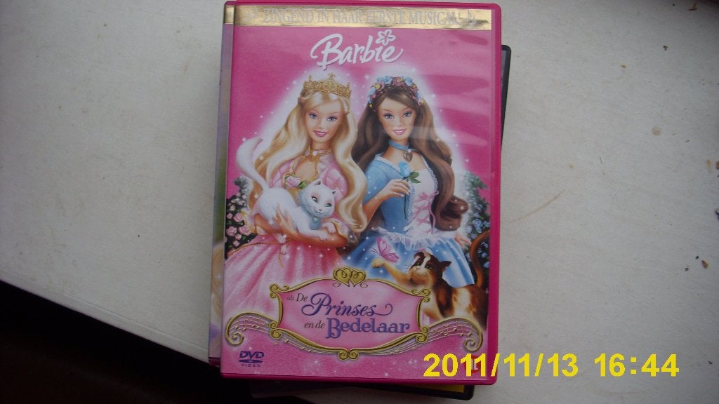 Barbie in haar eerste musical als prinses en de bedelaar, Alle leeftijden, Verzenden, Zo goed als nieuw