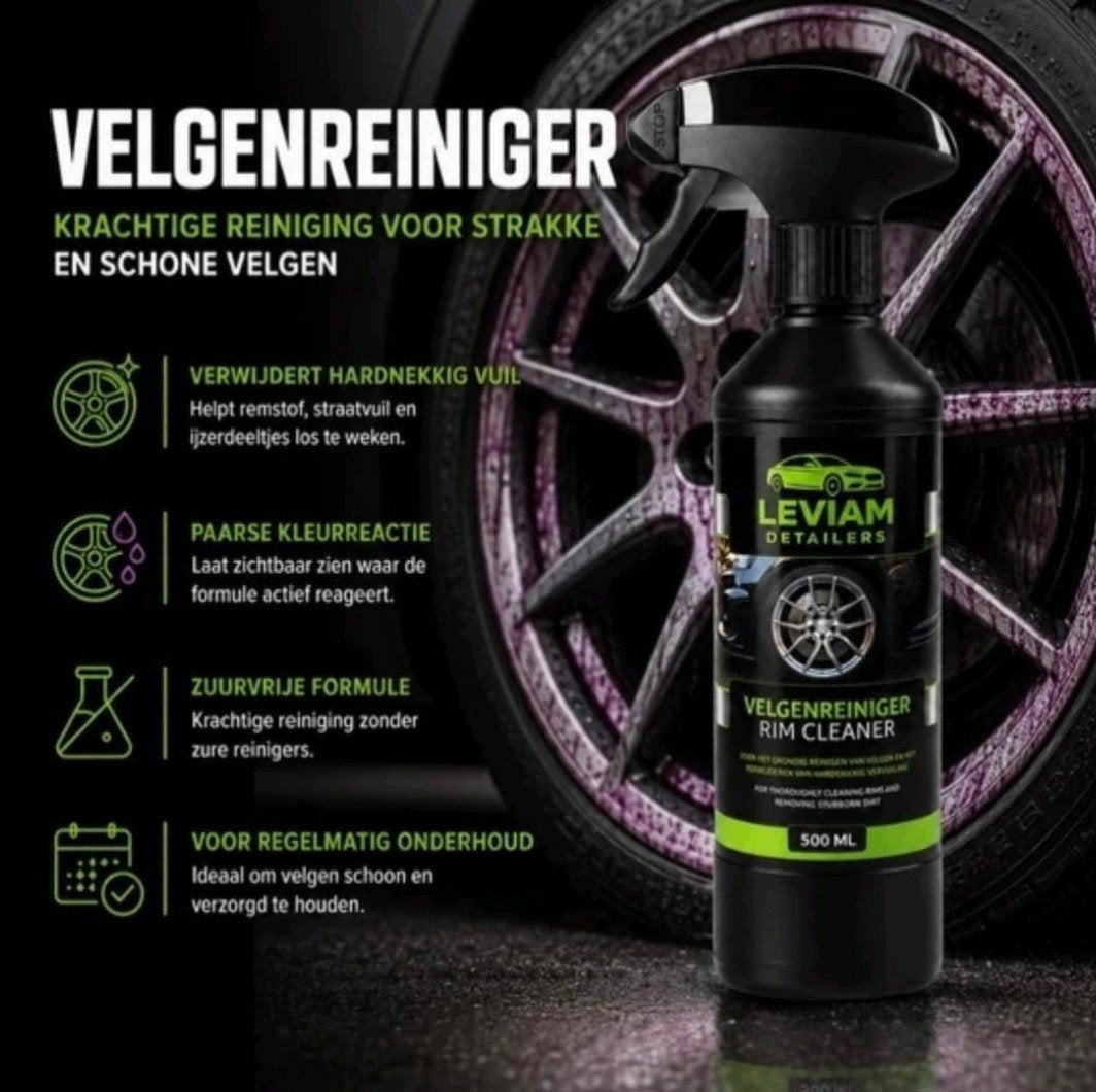 Leviam Velgenreiniger - Krachtige Zuurvrije  500ml, Auto diversen, Verzenden, Leviam Detailers, Info@leviamdetailers.com, Onbekend
