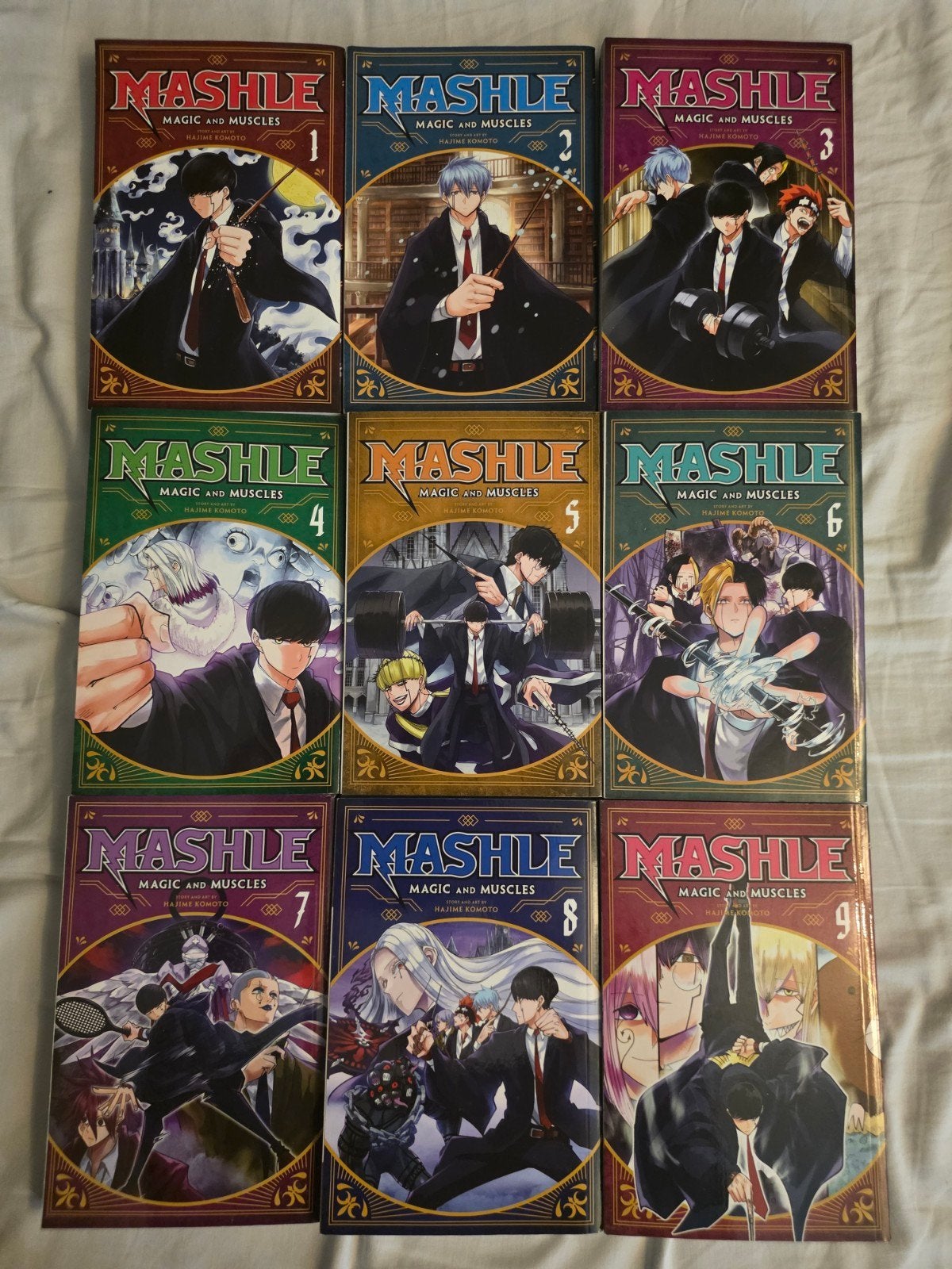 Mashle: Magic and Muscles Complete Set (Vol 1-18) Manga, Boeken, Complete serie of reeks, Ophalen, Zo goed als nieuw, Hajime Komoto