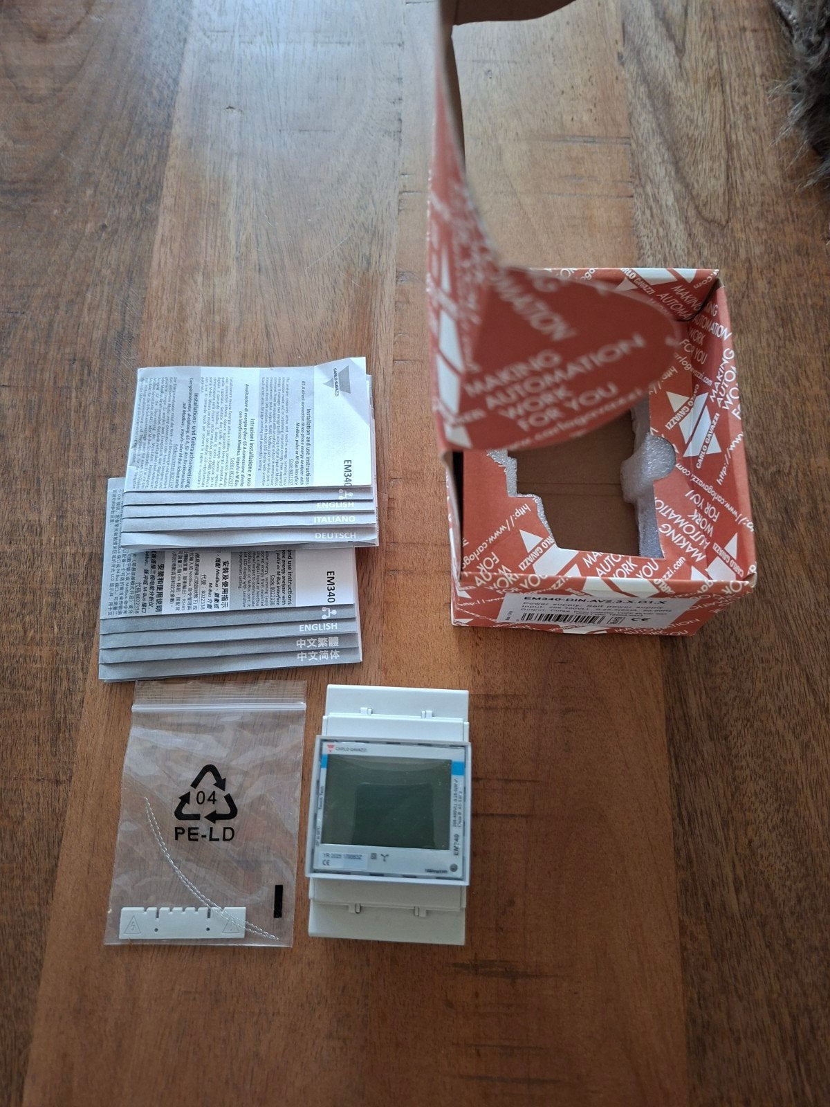 Carlo Gavazzi EM340 3-fase kWh meter - Nieuw in doos, Ophalen of Verzenden, Nieuw
