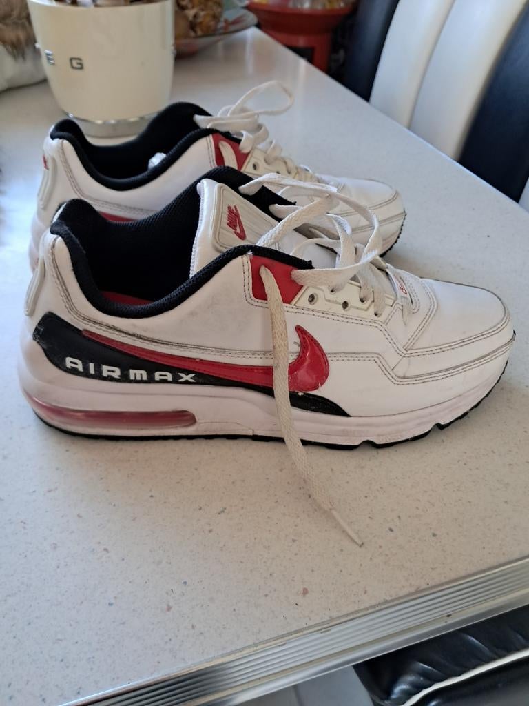 Nike Air Max sneakers wit rood zwart maat 42, Ophalen of Verzenden