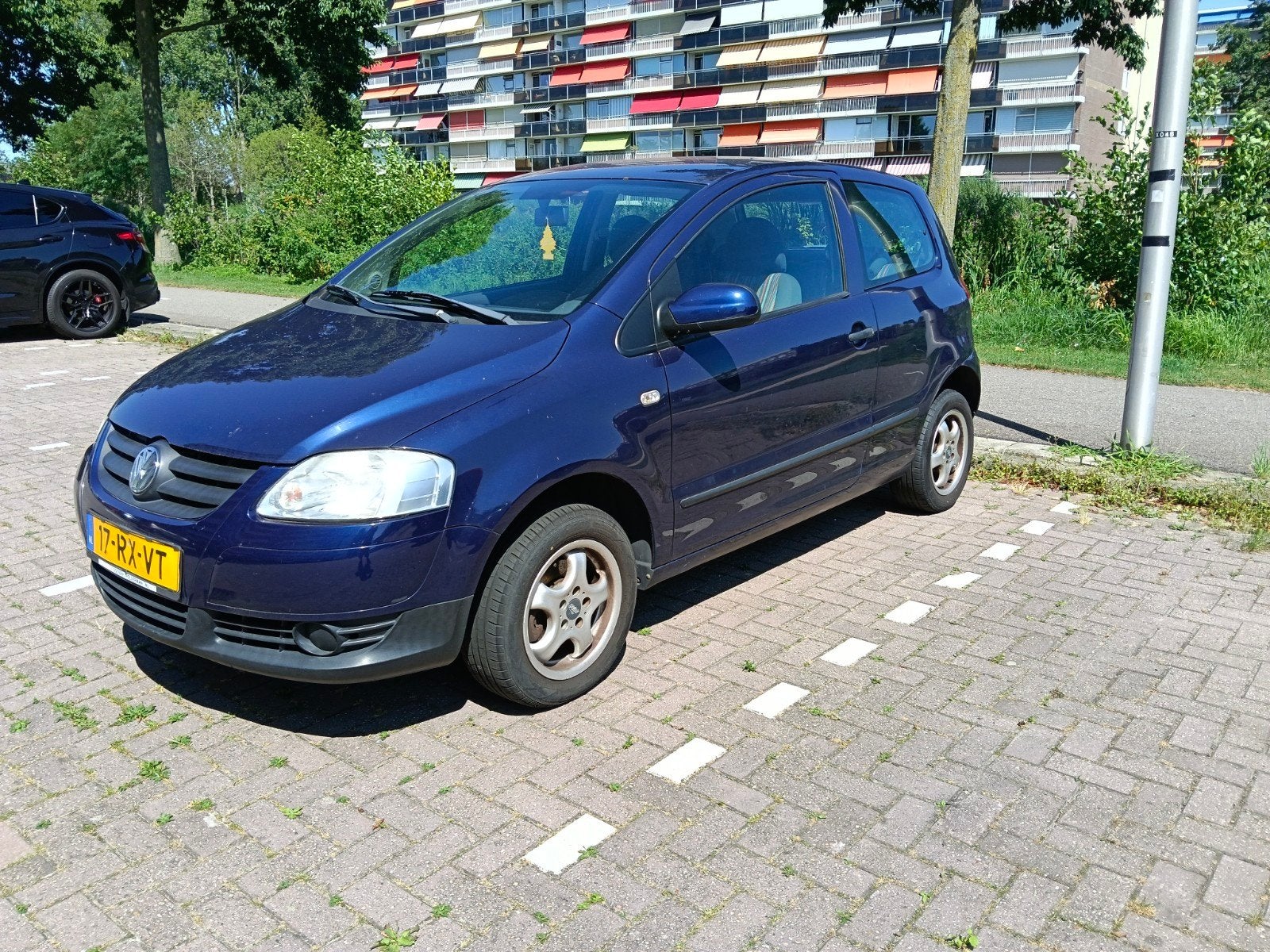 Volkswagen Fox 1.2 40KW 2005 Blauw, Elec. Pakket, LMV, Auto's, Voorwielaandrijving, 1198 cc, 973 kg, Origineel Nederlands