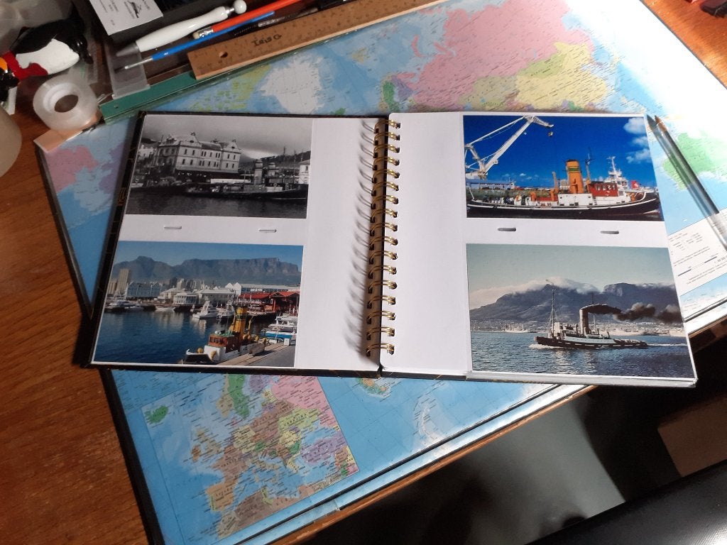 KAAPSTAD, 90 Stoom sleepboten Zuid-Afrika.  Uit de jaren 60, Verzenden, Nieuw, Motorboot, Kaart, Foto of Prent