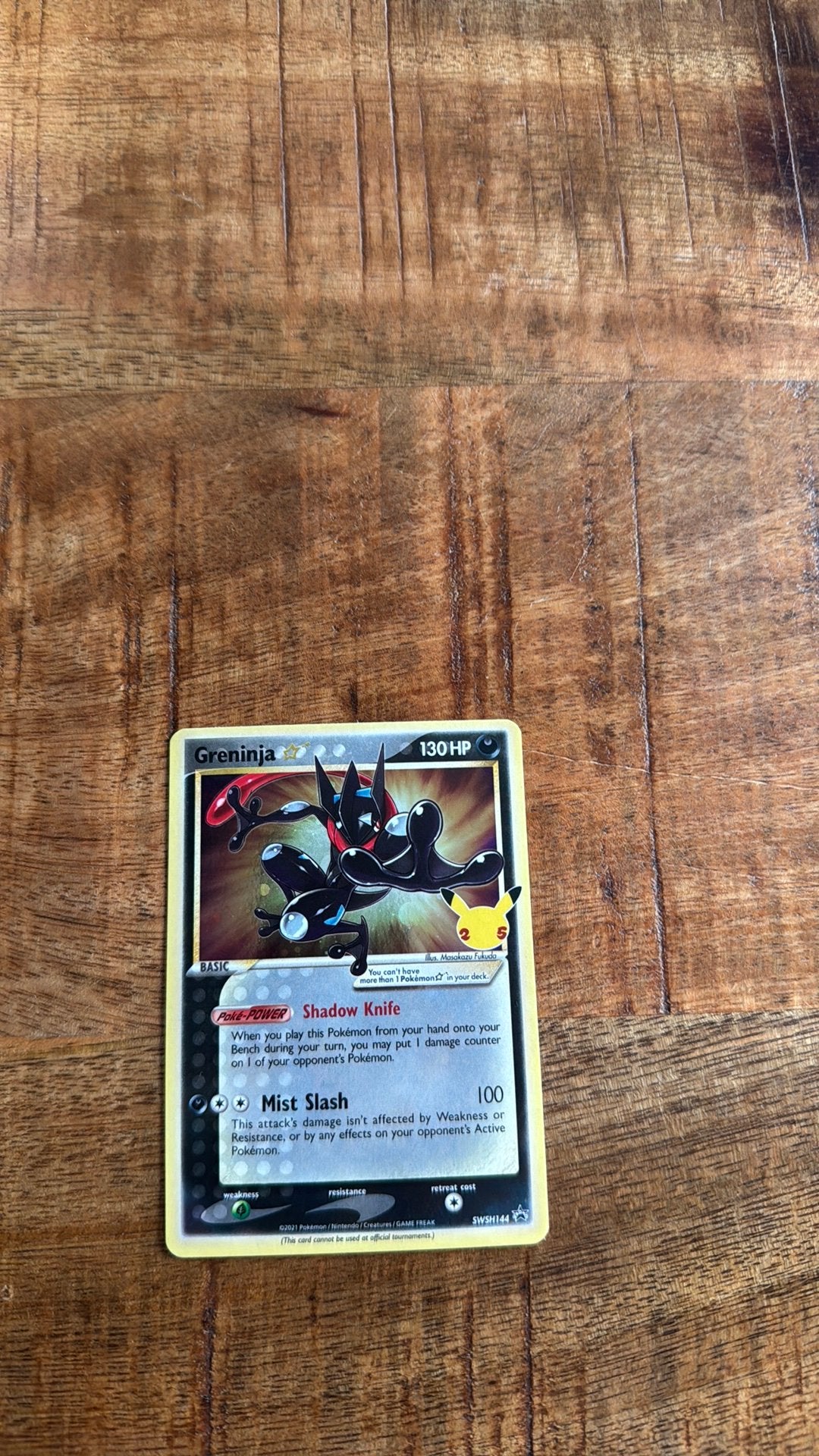 Greninja, Ophalen of Verzenden, Zo goed als nieuw, Losse kaart