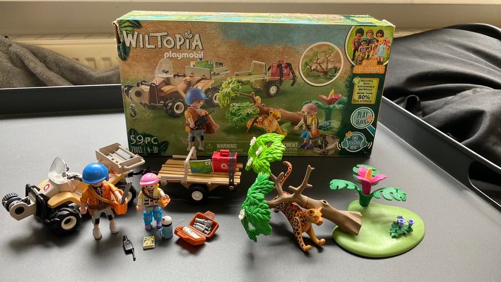 Playmobil 71001 Wiltopia reddingssquad dieren, Ophalen of Verzenden, Zo goed als nieuw