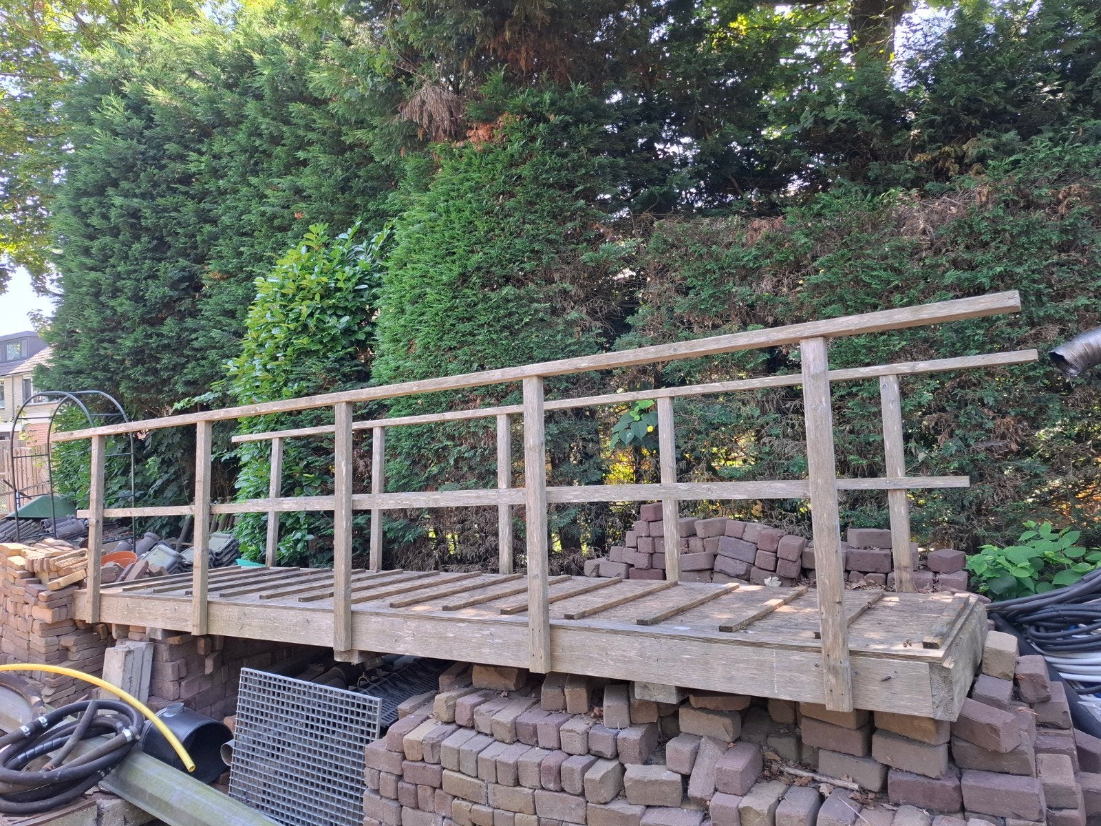 Brug 4.9 meter 1.28 meter breed., Ophalen