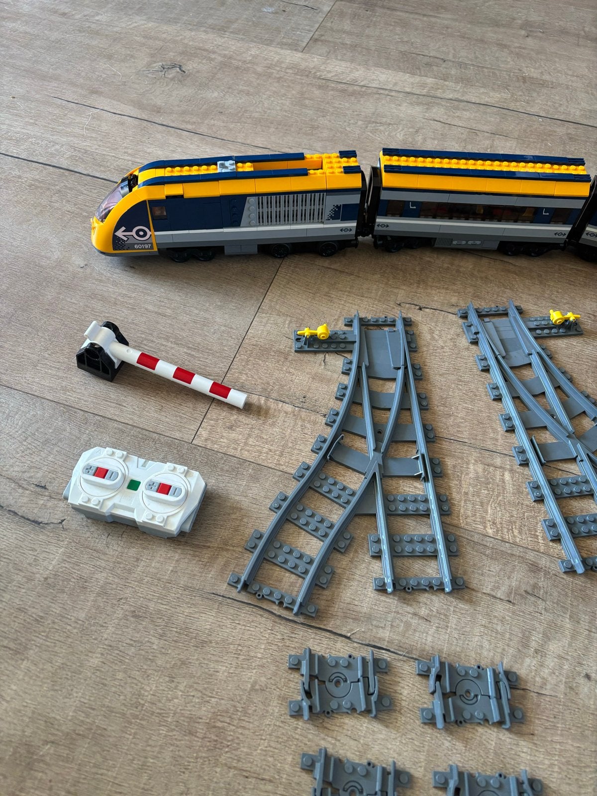 Lego City Trein met rails en accessoires extra rails, Lego, Ophalen of Verzenden, Compleet, Complete set