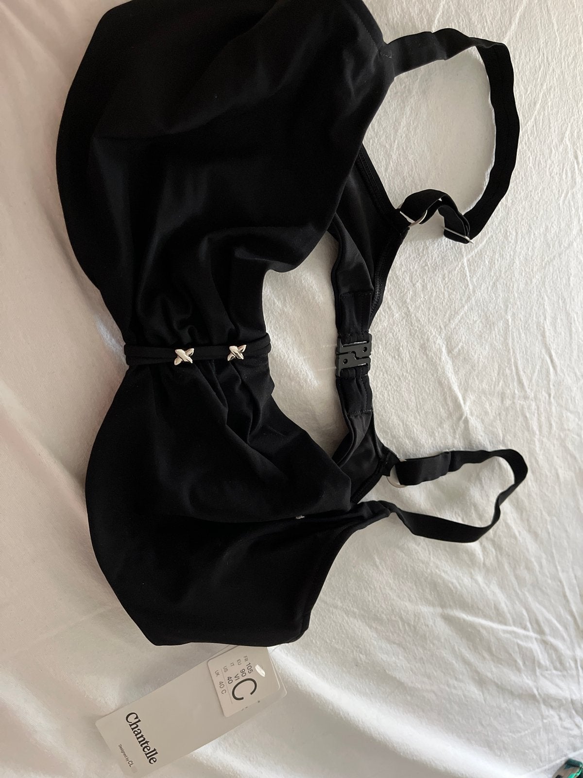 Chantelle Zwarte BH - Maat 40C, Ophalen of Verzenden, Zwart, BH