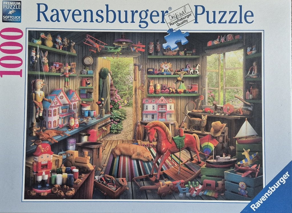 Legpuzzel 1000 stukjes, Hobby en Vrije tijd, Ophalen of Verzenden, 500 t/m 1500 stukjes, Zo goed als nieuw, Legpuzzel