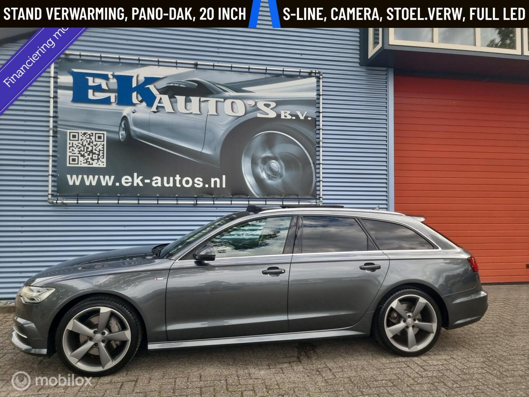 Audi A6 Avant 2.0 TFSI Sport Edition 252pk S-Line. S-tronic, Auto's, Audi, 4 cilinders, 1600 kg, 750 kg, Leder en Alcantara