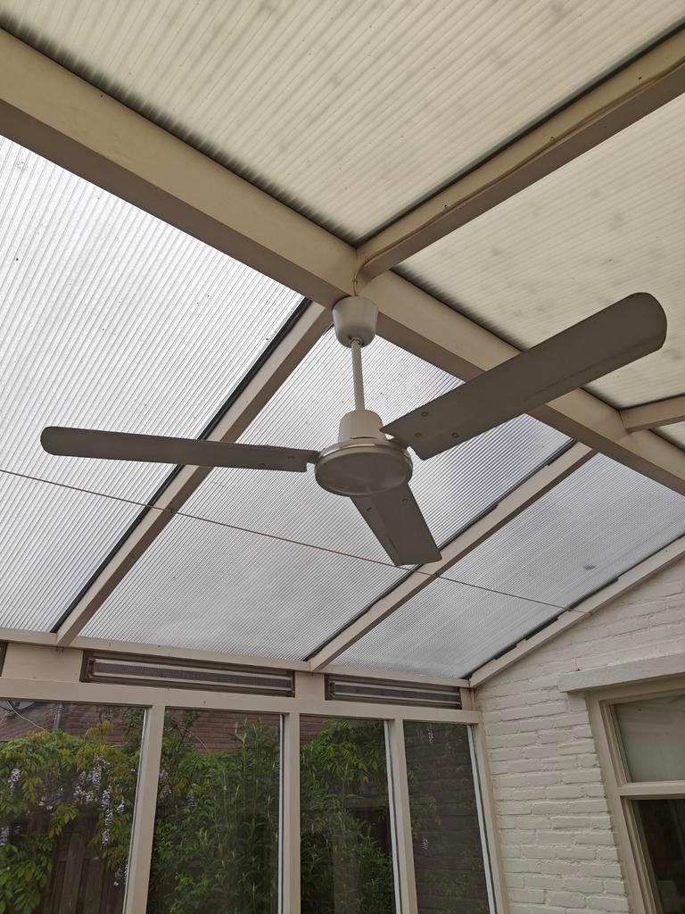 SMC Plafondventilator met wandbediening, Witgoed en Apparatuur, Ventilatoren, Ophalen of Verzenden, Gebruikt, Plafondventilator