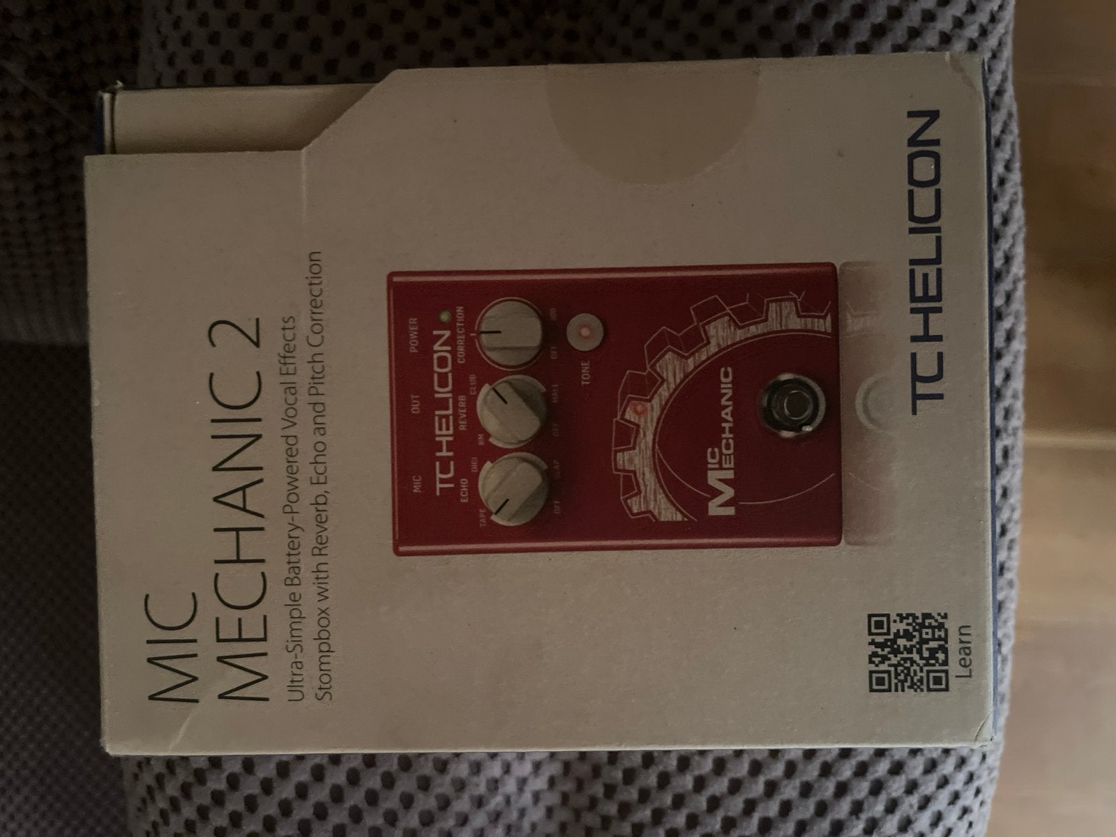 TC Helicon Mic Mechanic 2 Vocal Effectpedaal, Ophalen of Verzenden, Zo goed als nieuw, Delay of Echo