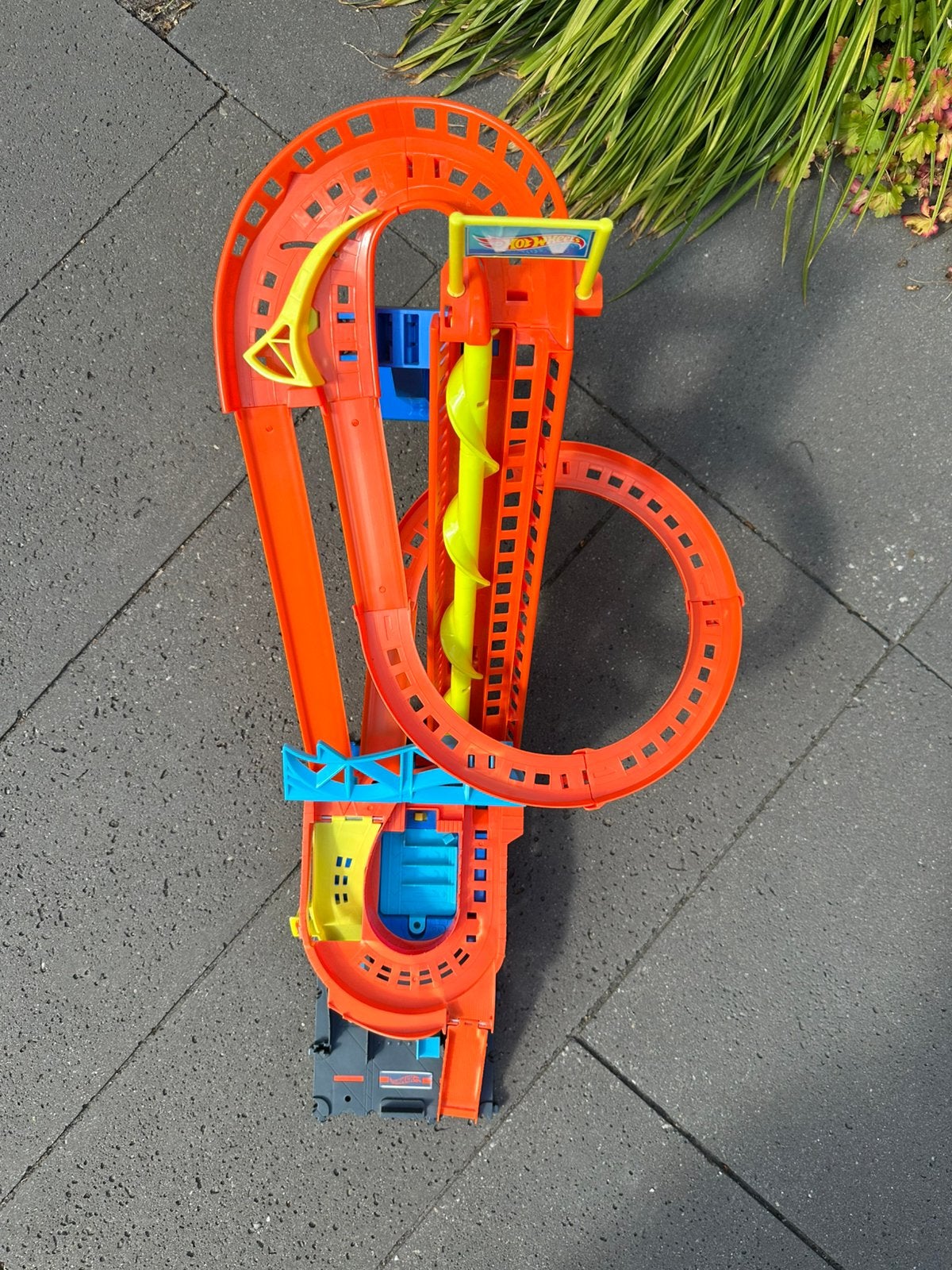 Hotwheels achtbaan, Kinderen en Baby's, Speelgoed | Racebanen, Ophalen, Zo goed als nieuw, Elektrisch, Hot Wheels