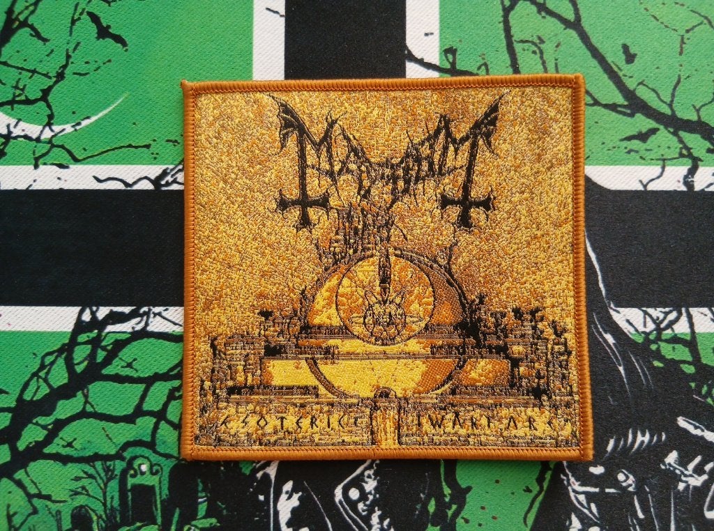 Mayhem Esoteric limited edition warfare patch m12 metal, Verzamelen, Ophalen of Verzenden, Nieuw, Kleding