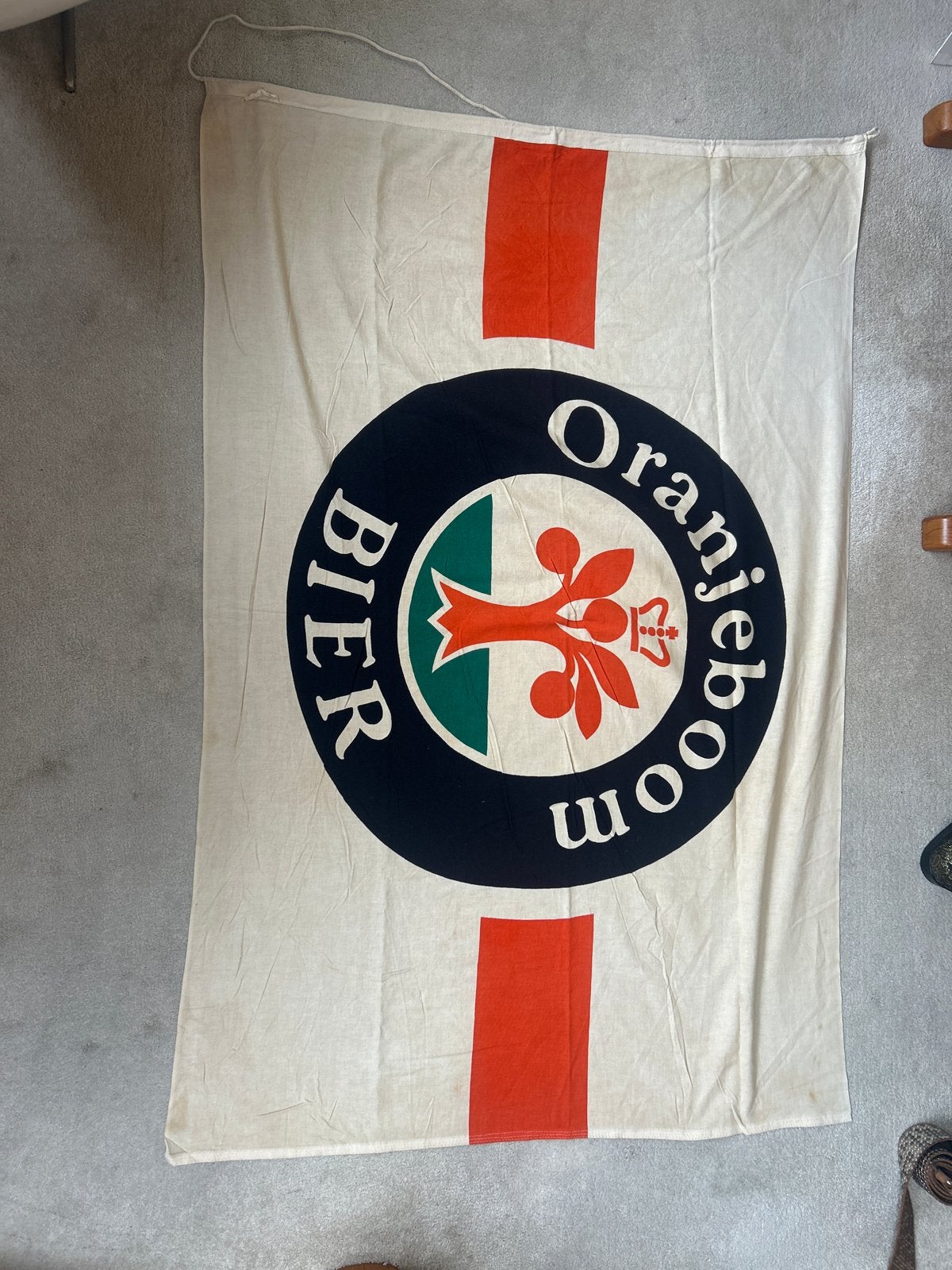 Grote vlag Oranjeboom Bier, Ophalen of Verzenden, Gebruikt
