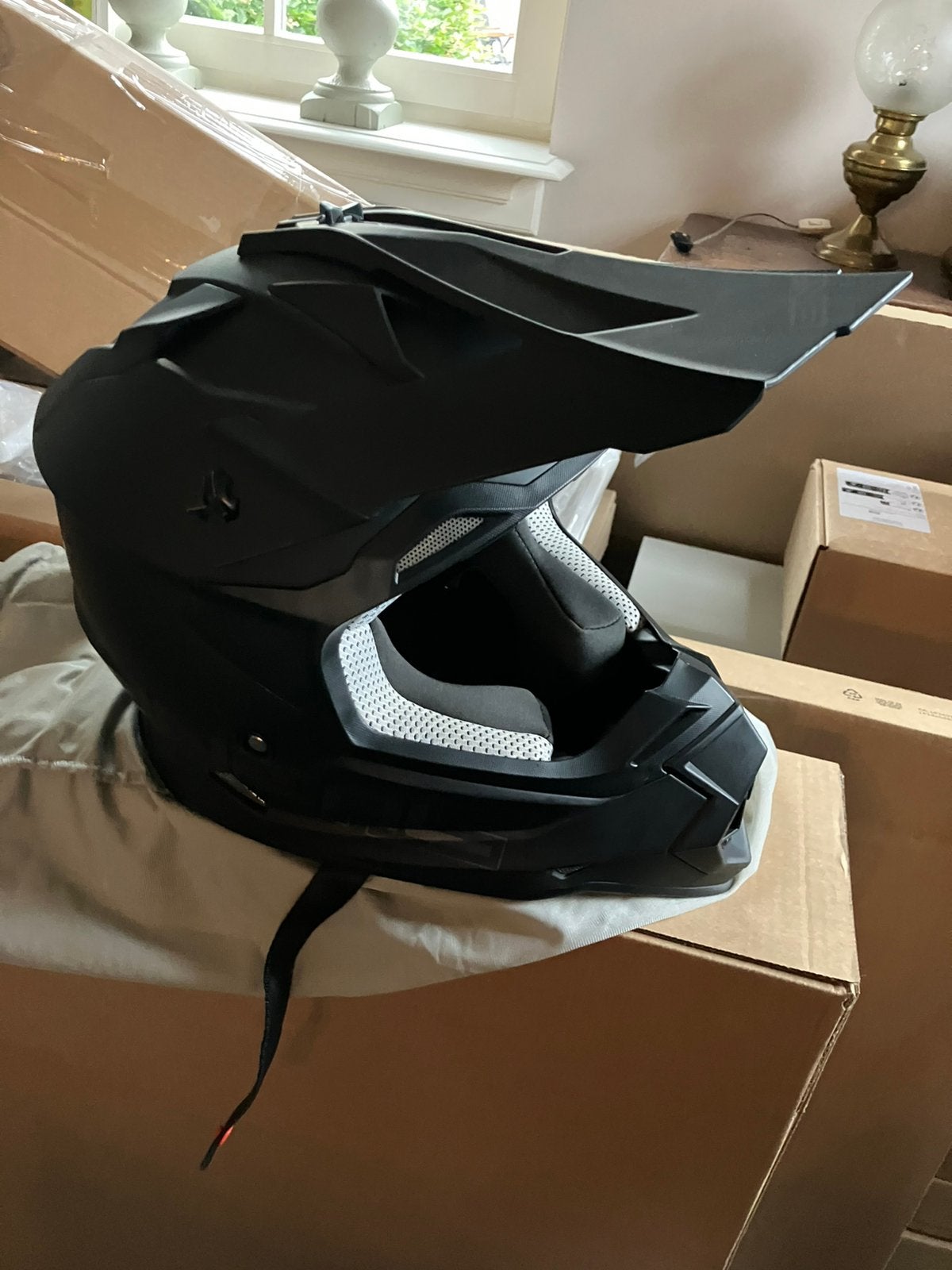 Te koop crosshelm, Motoren, Offroadhelm, S, Tweedehands, Ophalen