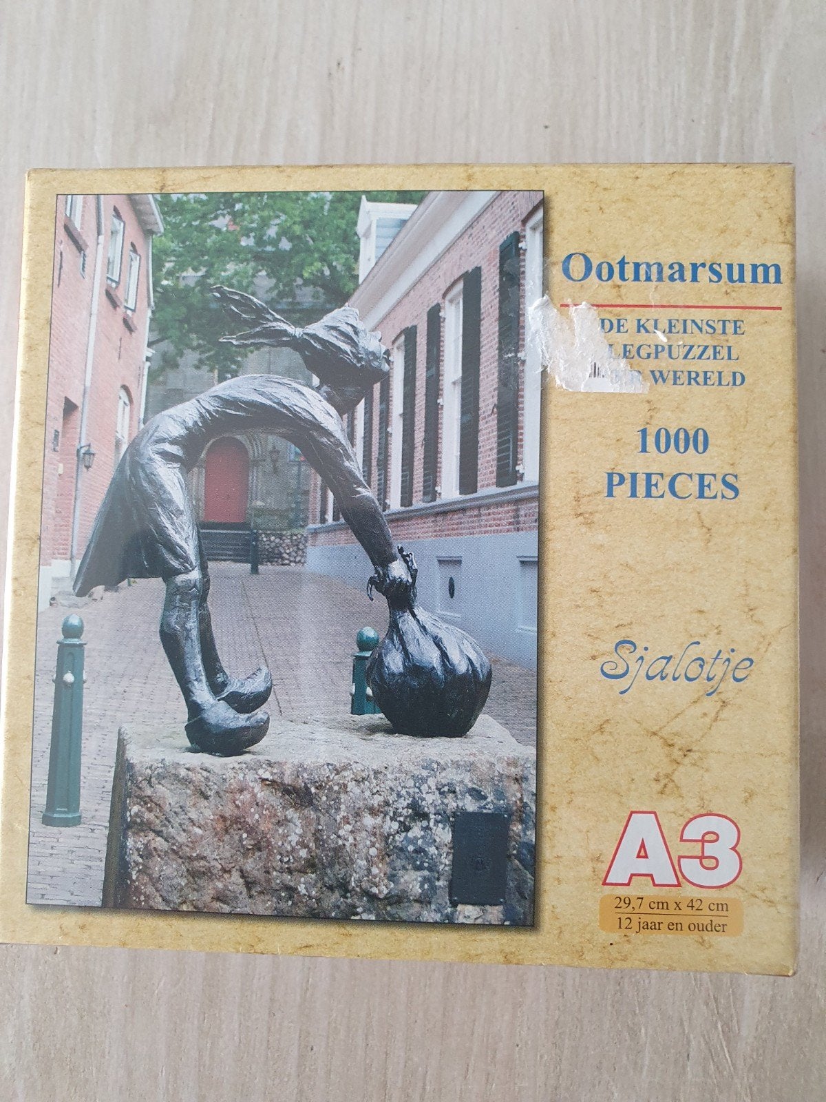 A3 mini puzzel  - Ootmarsum- Sjalotje, Ophalen of Verzenden, 500 t/m 1500 stukjes, Nieuw, Legpuzzel