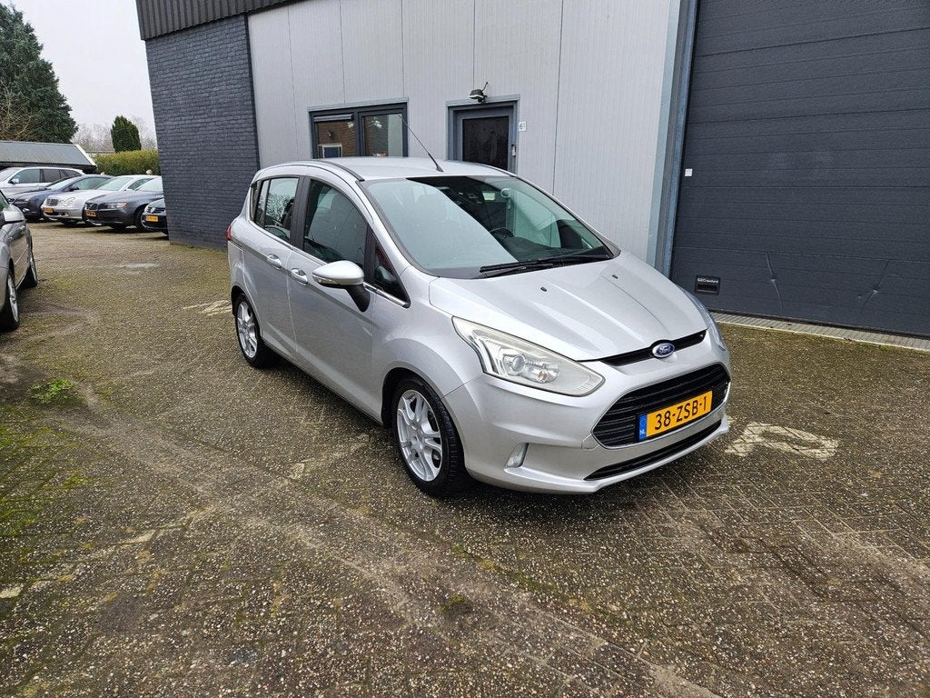 Ford B-Max 1.0 EcoBoost Titanium/Clima/Cruise/Stoelverw, Auto's, Ford, Voorwielaandrijving, Euro 5, 101 pk, Gebruikt