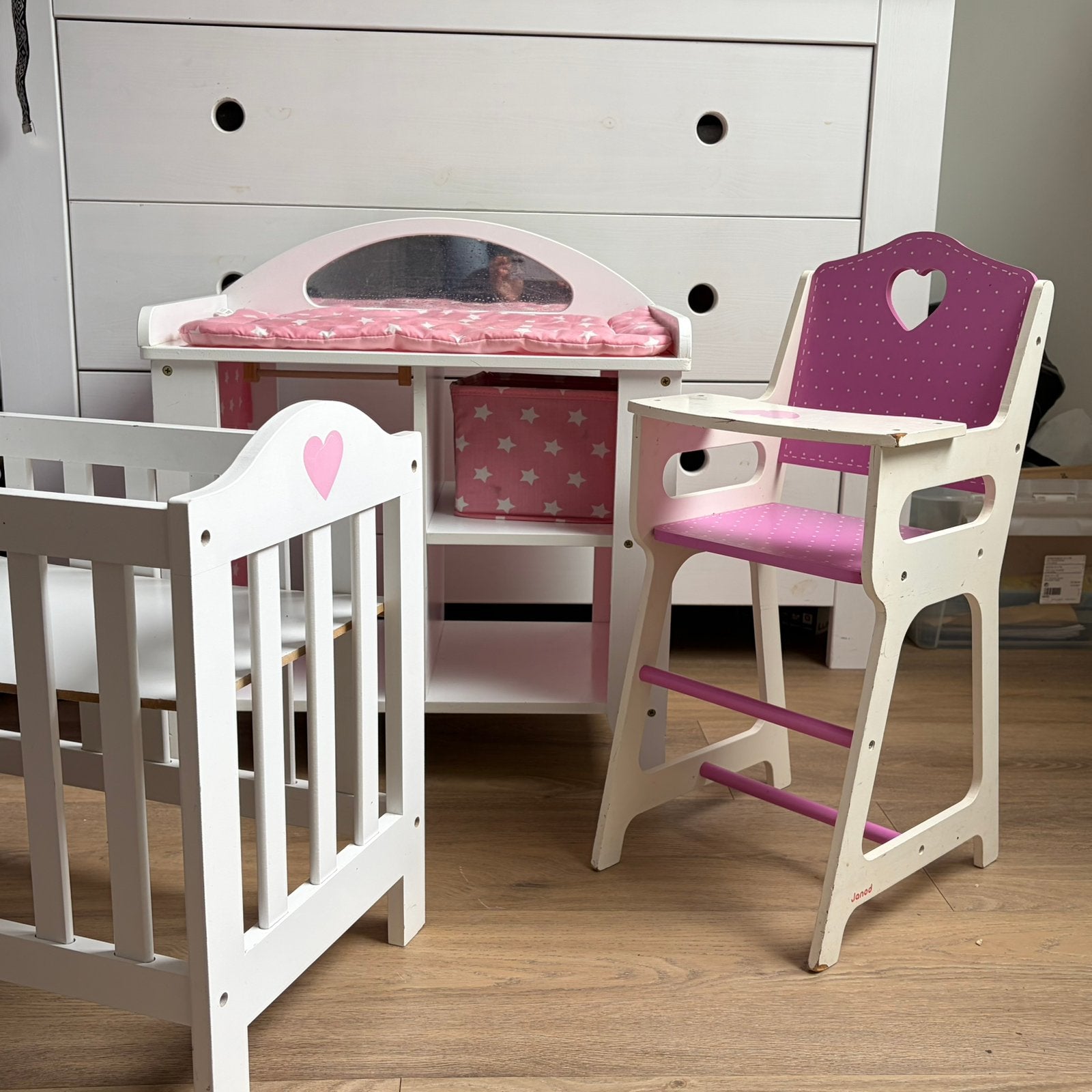 Poppenmeubels, Kinderen en Baby's, Ophalen, Gebruikt, Babypop