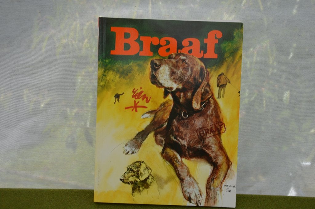 plaatjesalbum / boek Rien Poortvliet: Braaf, over honden, Ophalen of Verzenden, Gelezen, Rien Poortvliet, Prentenboek