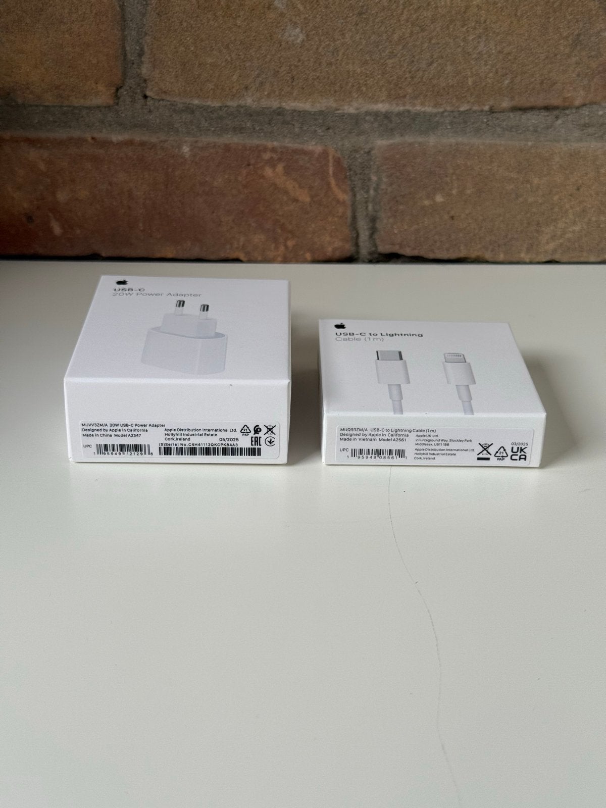 Apple Oplader Set voor iPhone 8 t/m 14 (20W Adapter + Kabel), Telecommunicatie, Mobiele telefoons | Telefoon-opladers, Ophalen of Verzenden