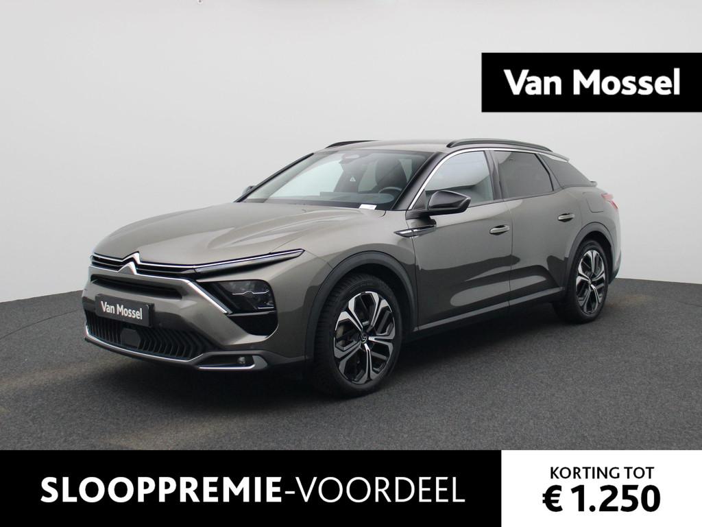 Citroen C5 X 1.6 Plug-in Hybrid 180 Business Plus | LEDEREN, Auto's, Citroën, Gebruikt, 4 cilinders, Hybride Elektrisch/Benzine
