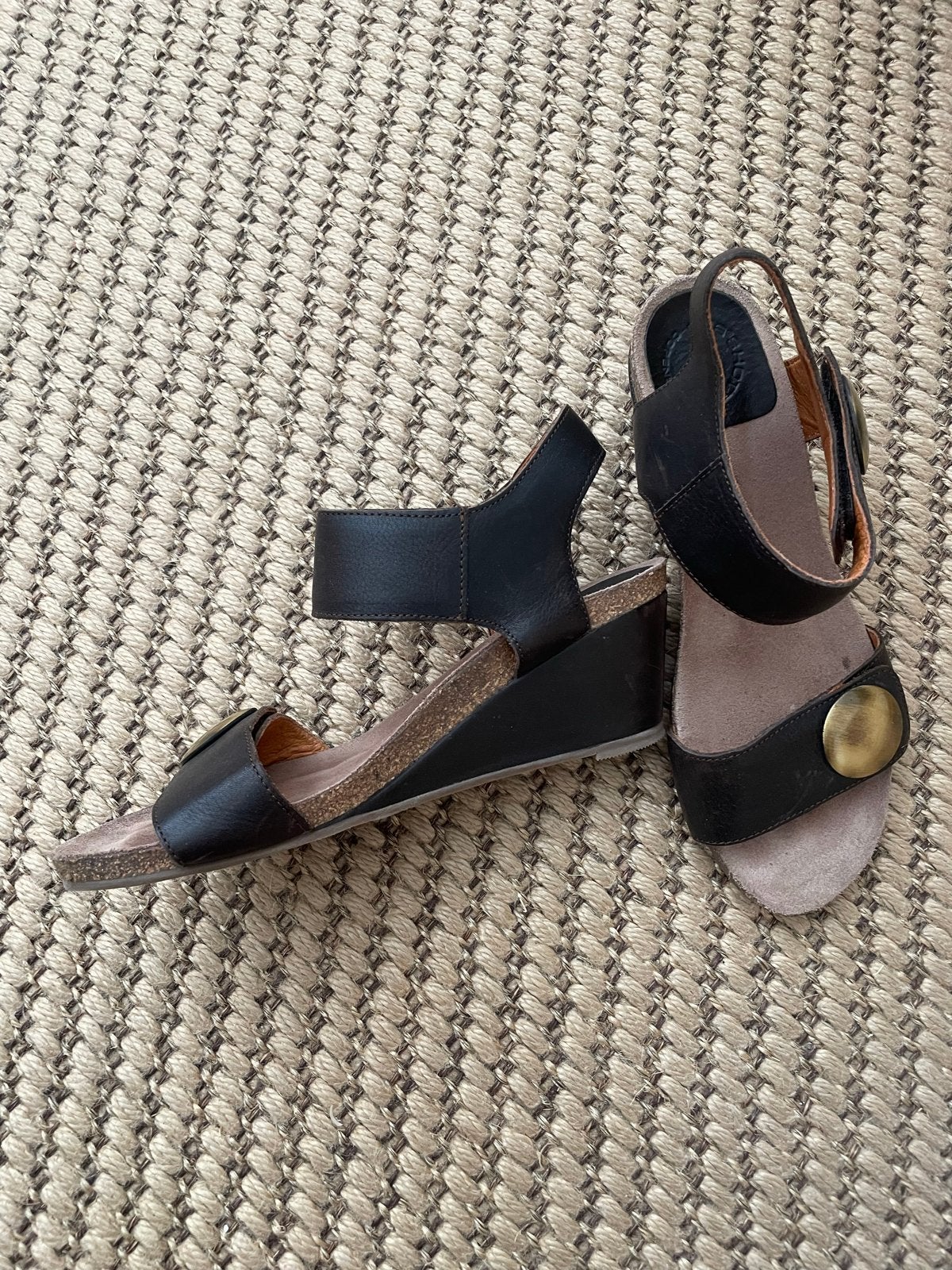 Ca'shott sandalen zo goed als nieuw maat 38, Ophalen of Verzenden, Zo goed als nieuw, Zwart, Sandalen of Muiltjes