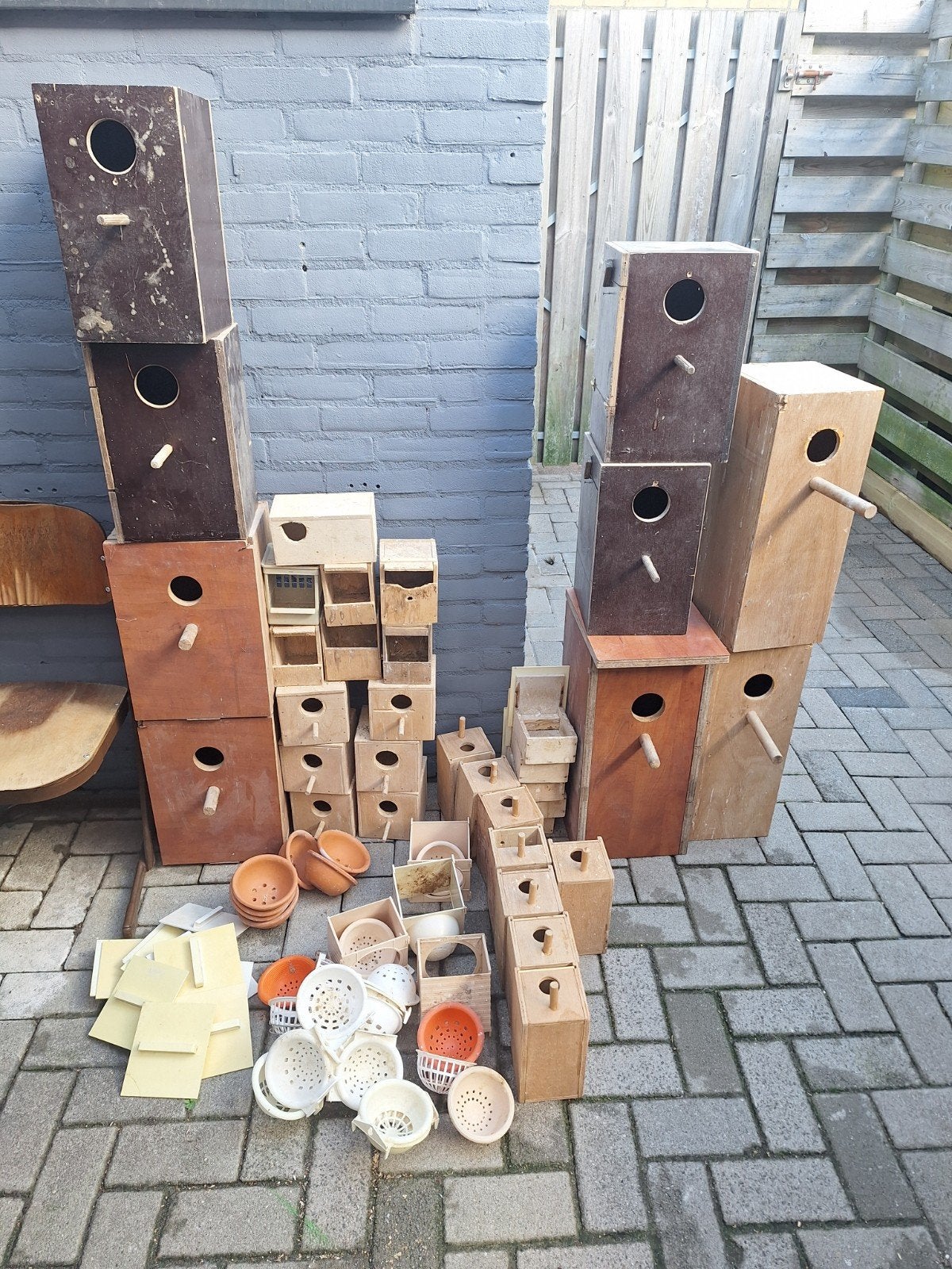 tekoop broedblok, Ophalen of Verzenden, Hout, Broedkooi of Kweekkooi