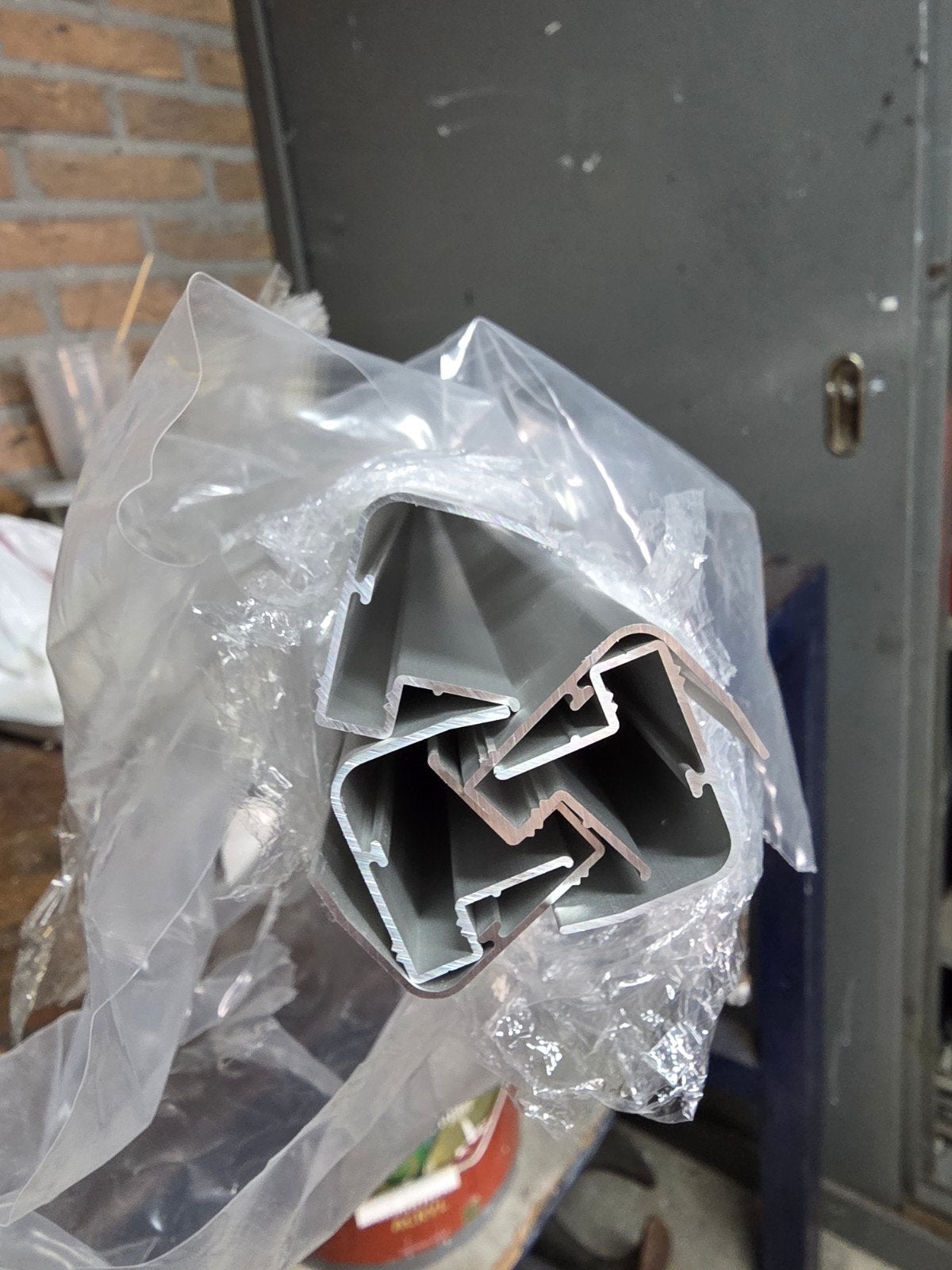 Aluminium profielen - voor polycarbonaat, Ophalen, Nieuw, Aluminium