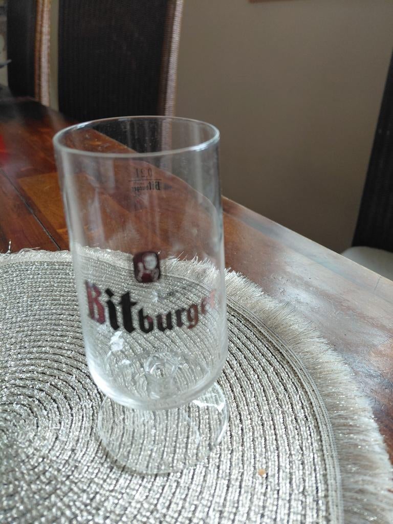 Bitburger bierglas 9 stuks 0,3L, Ophalen