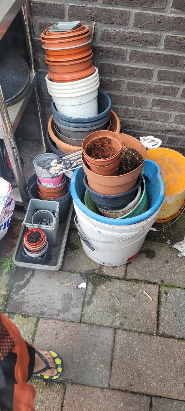 bloempotten, Tuin en Terras, Bloembakken en Plantenbakken, Ophalen, Kunststof, Minder dan 30 cm, Rond