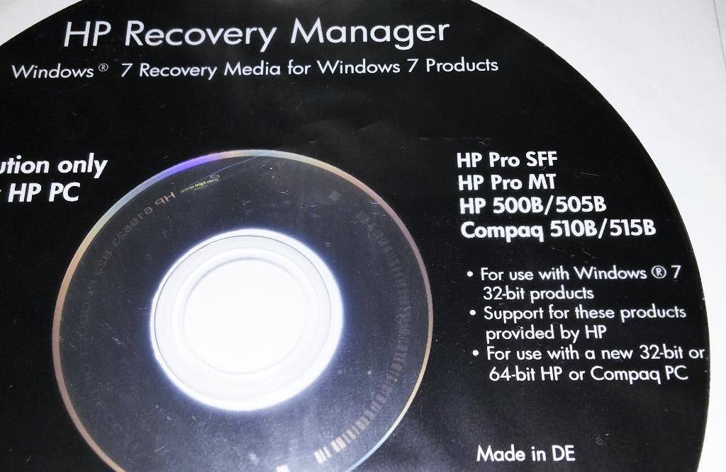 Windows 7 HP Pro SFF MT Pro 3300 3010 3120 3130 505B 51015B, Ophalen of Verzenden, Nieuw, Windows
