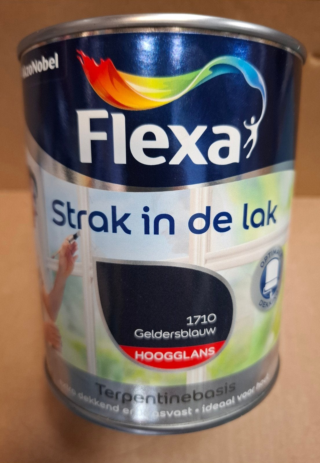 FLEXA - Gelders blauw 7010 - 2 blikken, Ophalen of Verzenden, Nieuw, Blauw
