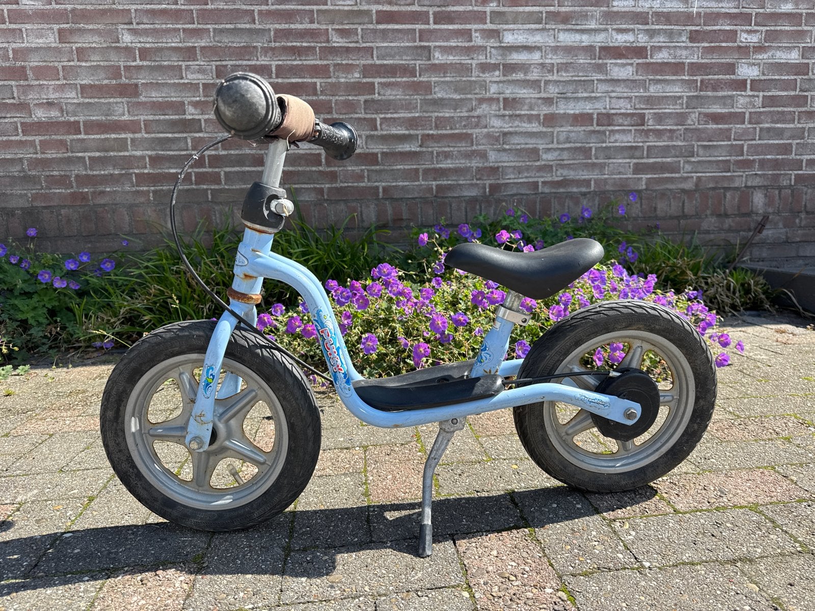 Puky loopfiets blauw - Klaar voor nieuwe avonturen!, Ophalen, Gebruikt, Velgrem, Minder dan 16 inch
