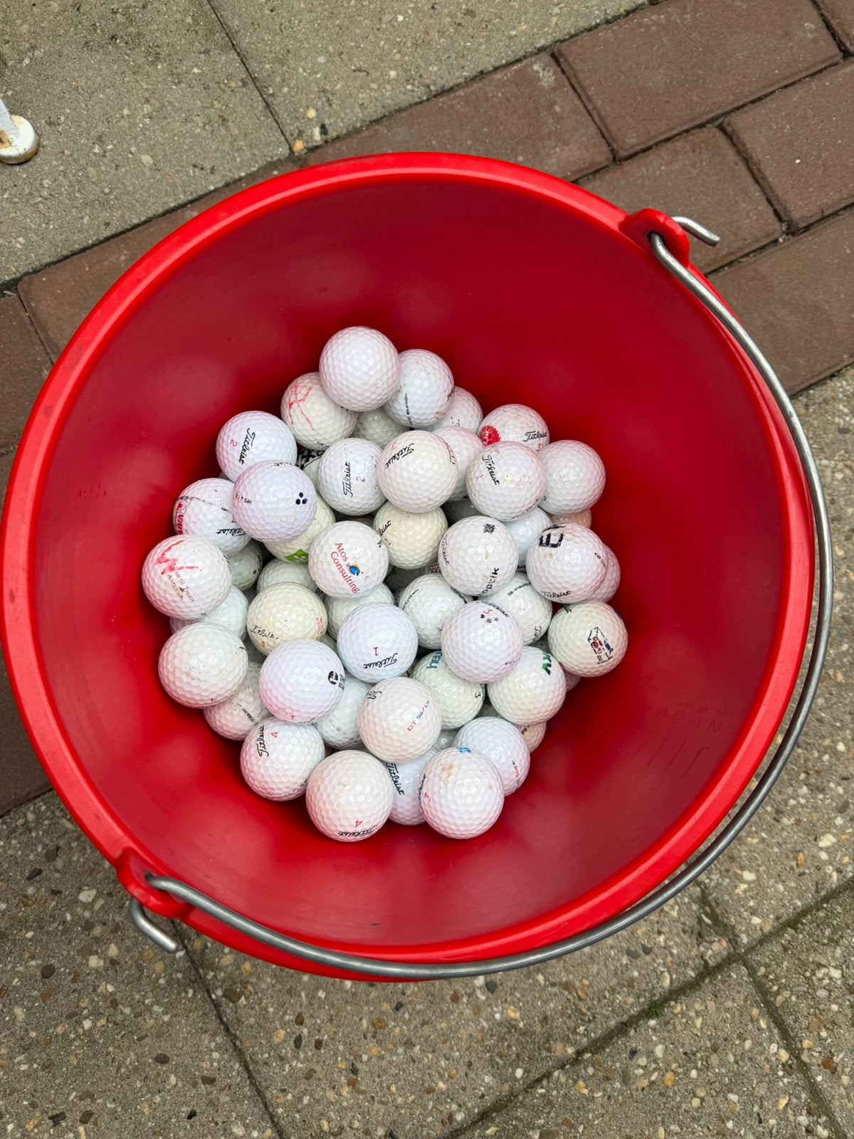 100 Titleist golfballen, Overige merken, Gebruikt, Bal(len), 6603EB