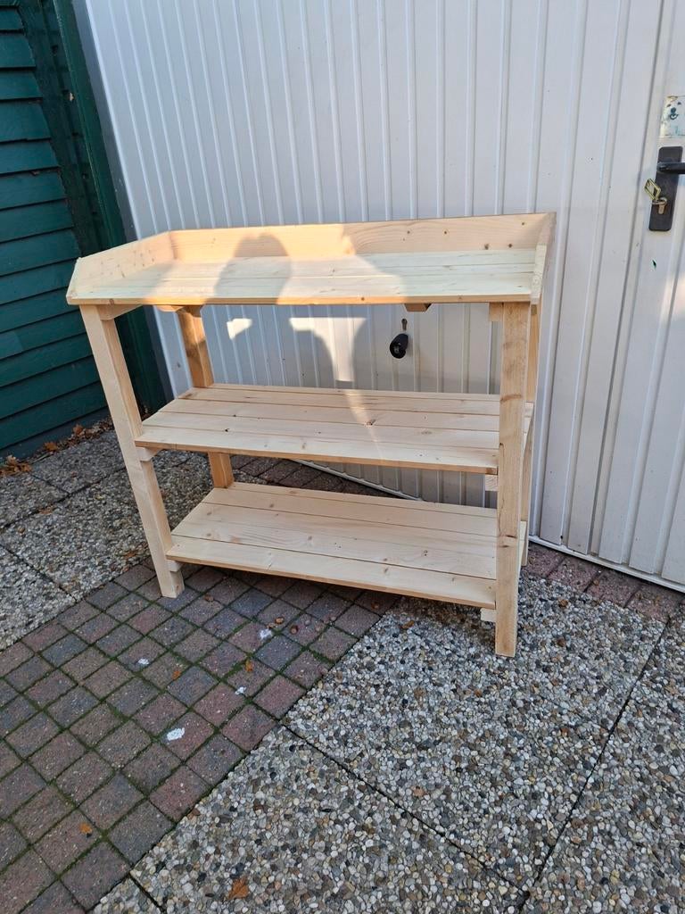 Oppottafel, Tuin en Terras, Ophalen, Nieuw, Hout, Overige typen