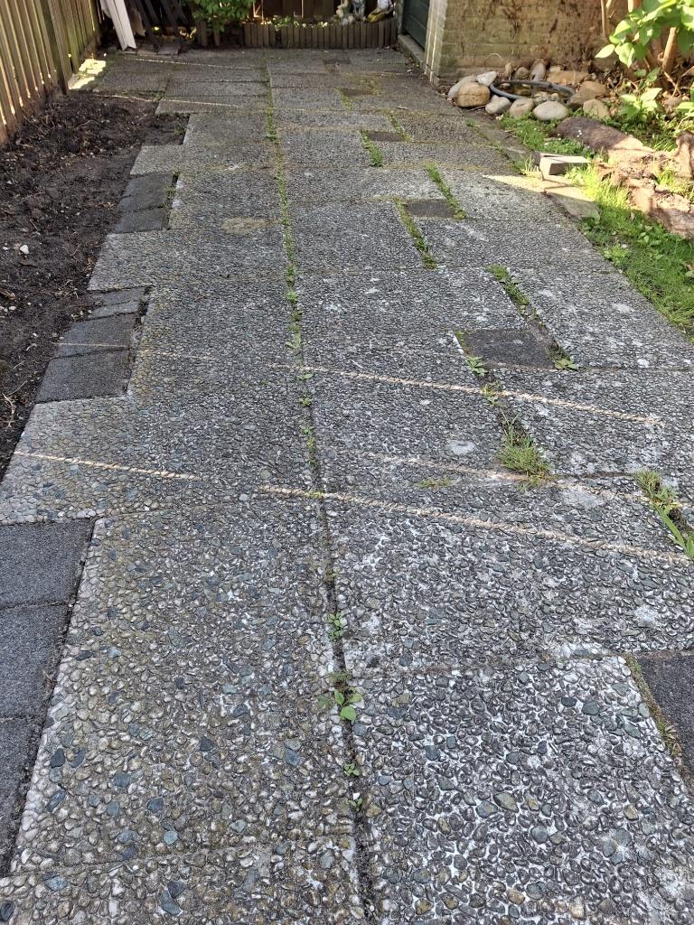 Grindtegels, Tuin en Terras, Tegels en Klinkers, Ophalen, Gebruikt, Beton, Terrastegels