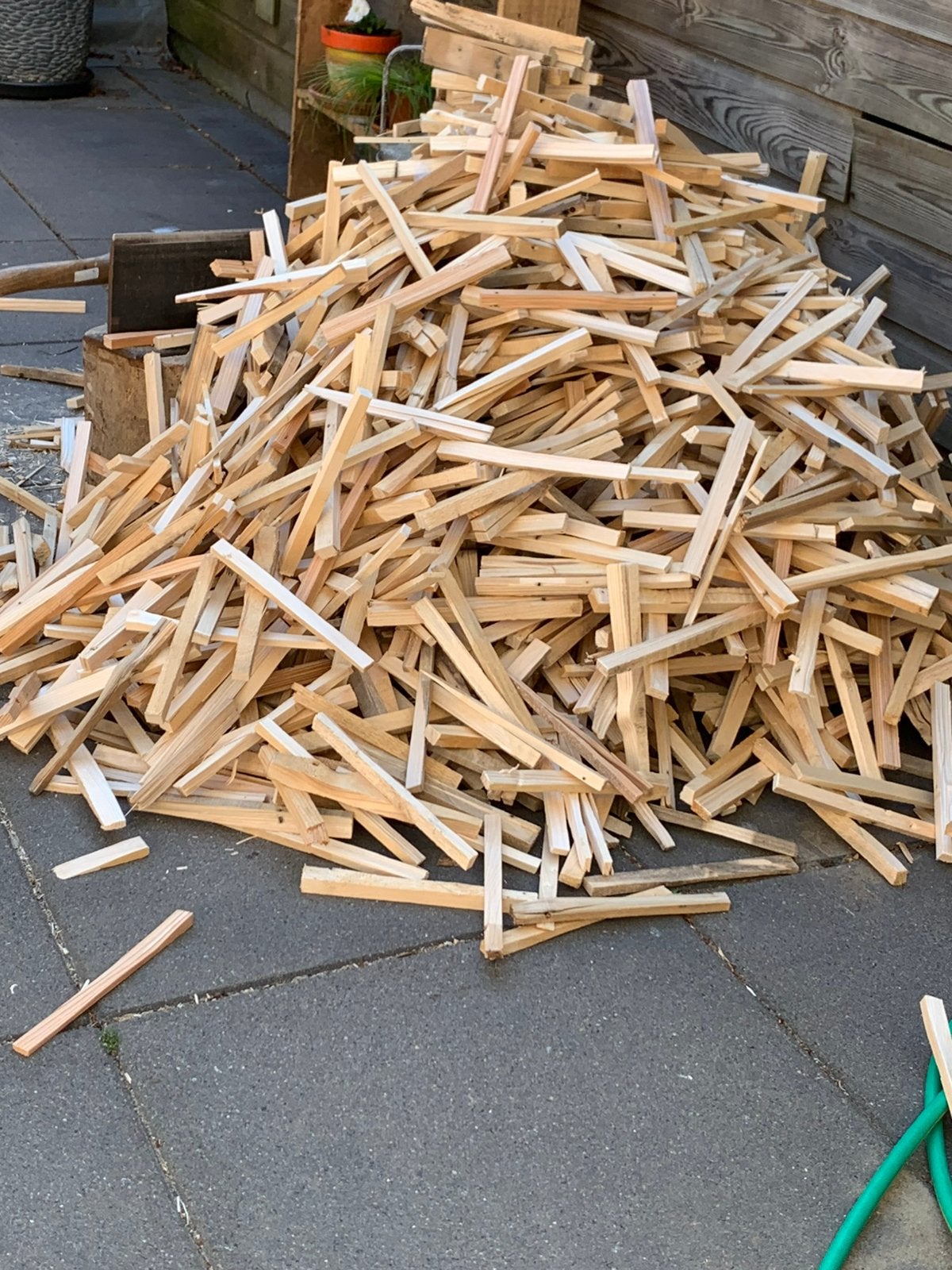 Aanmaakkhout 5€, Tuin en Terras, Minder dan 3 m³, Ophalen of Verzenden