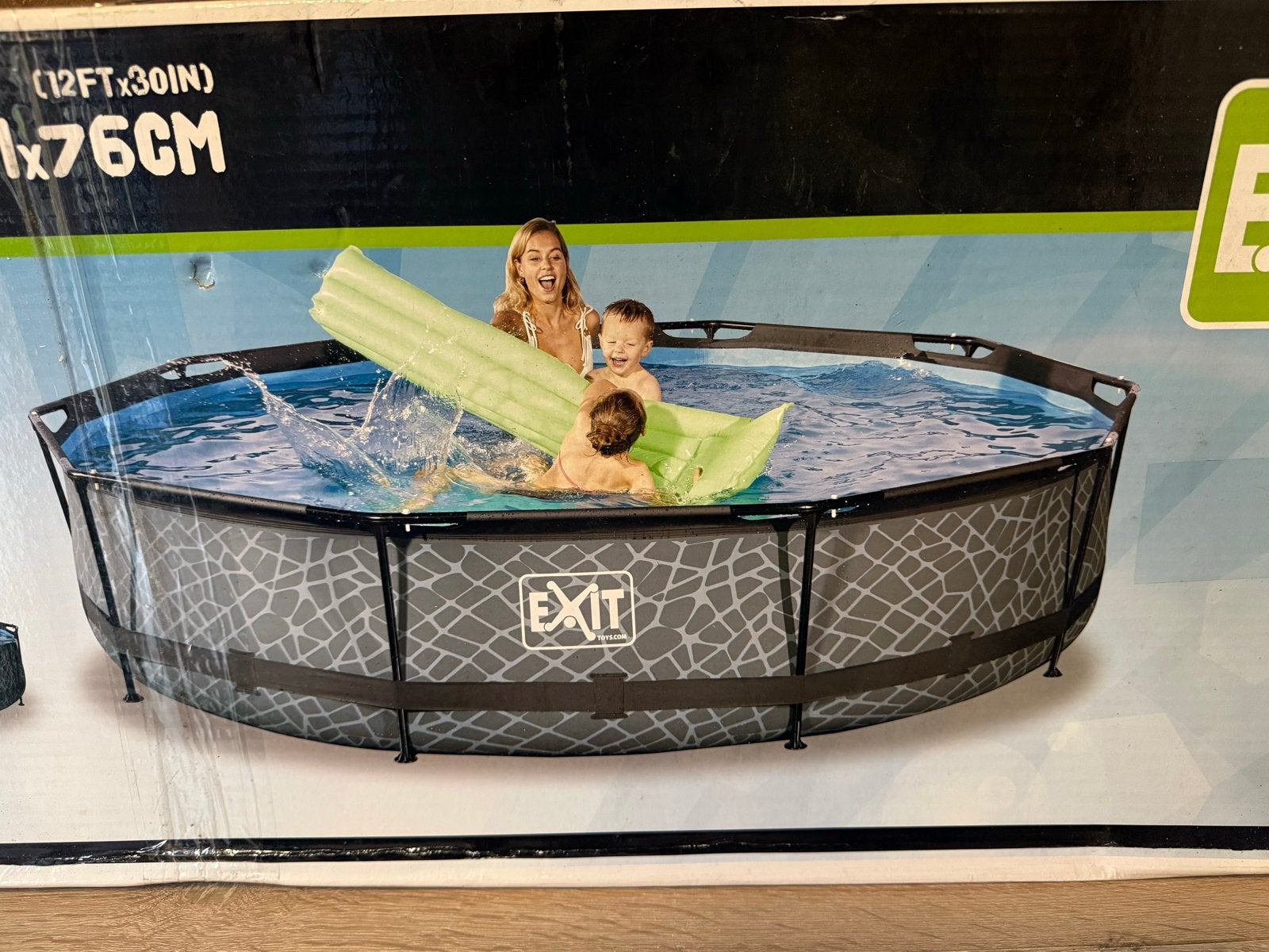 EXIT Zwembad 3.60m x 76cm met filterpomp en accessoires, Tuin en Terras, Zwembaden, Minder dan 80 cm, Rond, 300 cm of meer, Ophalen of Verzenden